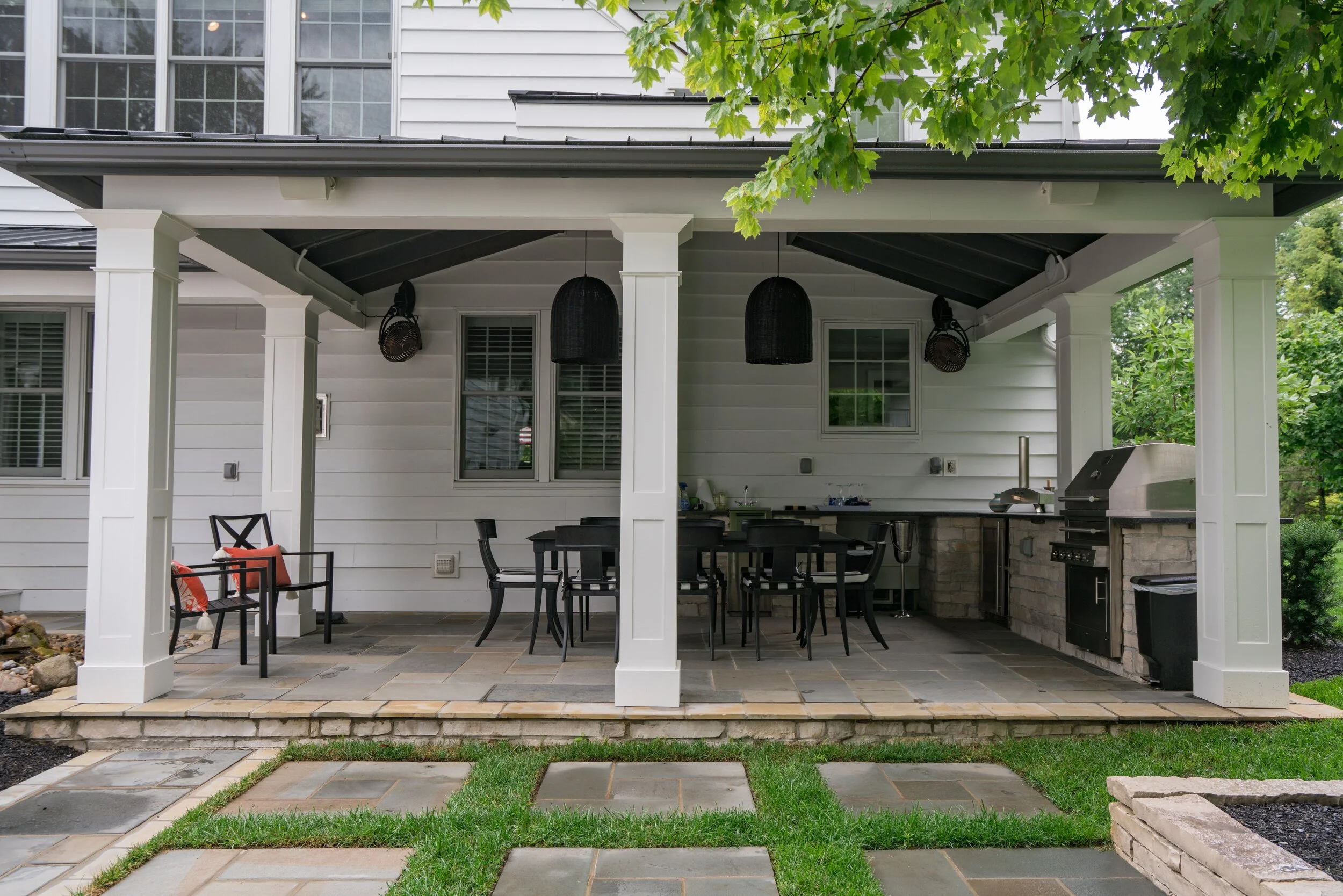 Landscape Design Ideas Columbus, Ohio Paver Patio Rine Landscape Group