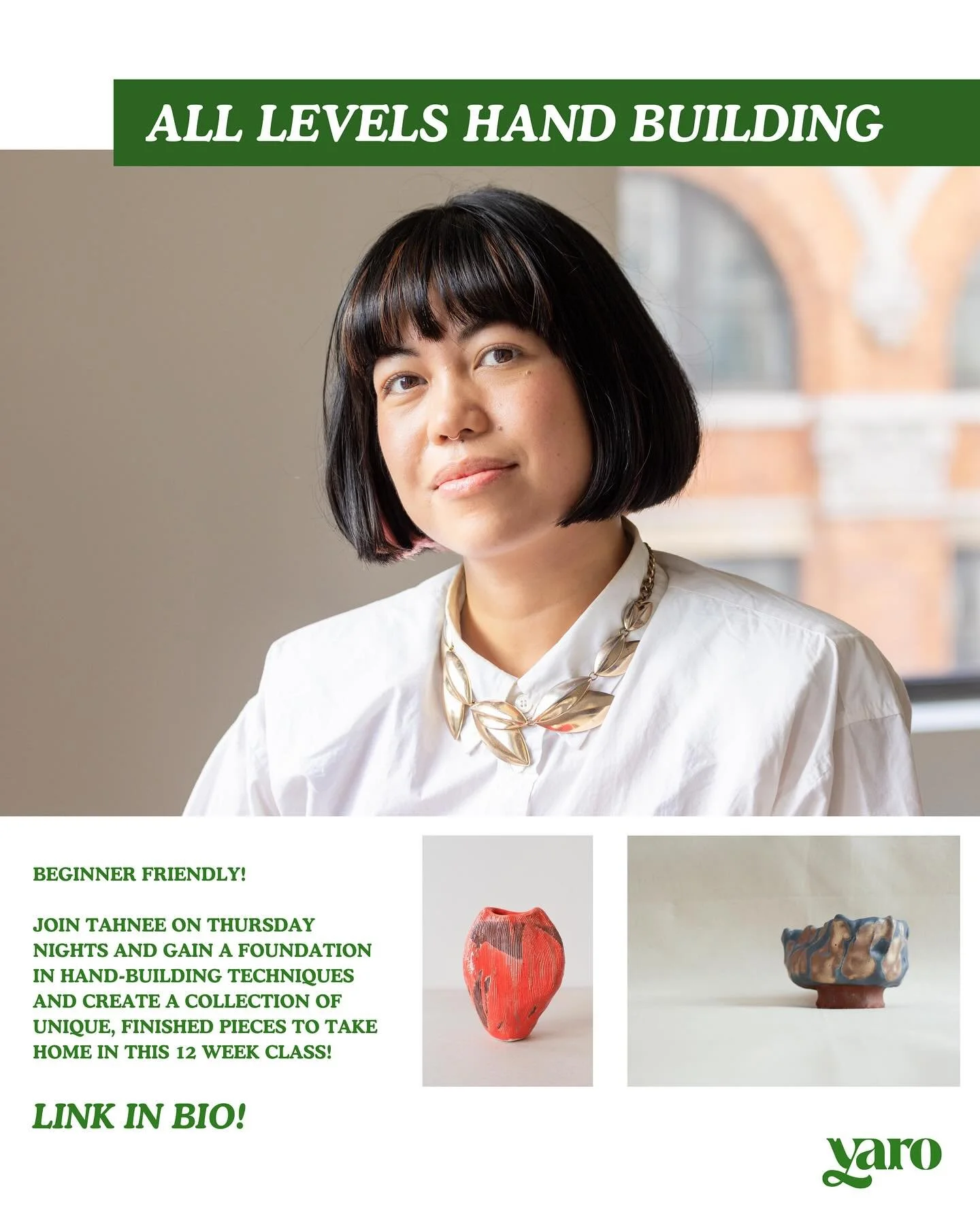 Limited spots are still available in our Fall Semester classes - starting next Monday! Swipe to see our available offerings and the talented artists that teach them!
Links to sign up in bio

Classes run 9/29-12/21

#pottery #ceramics #potteryclass #g