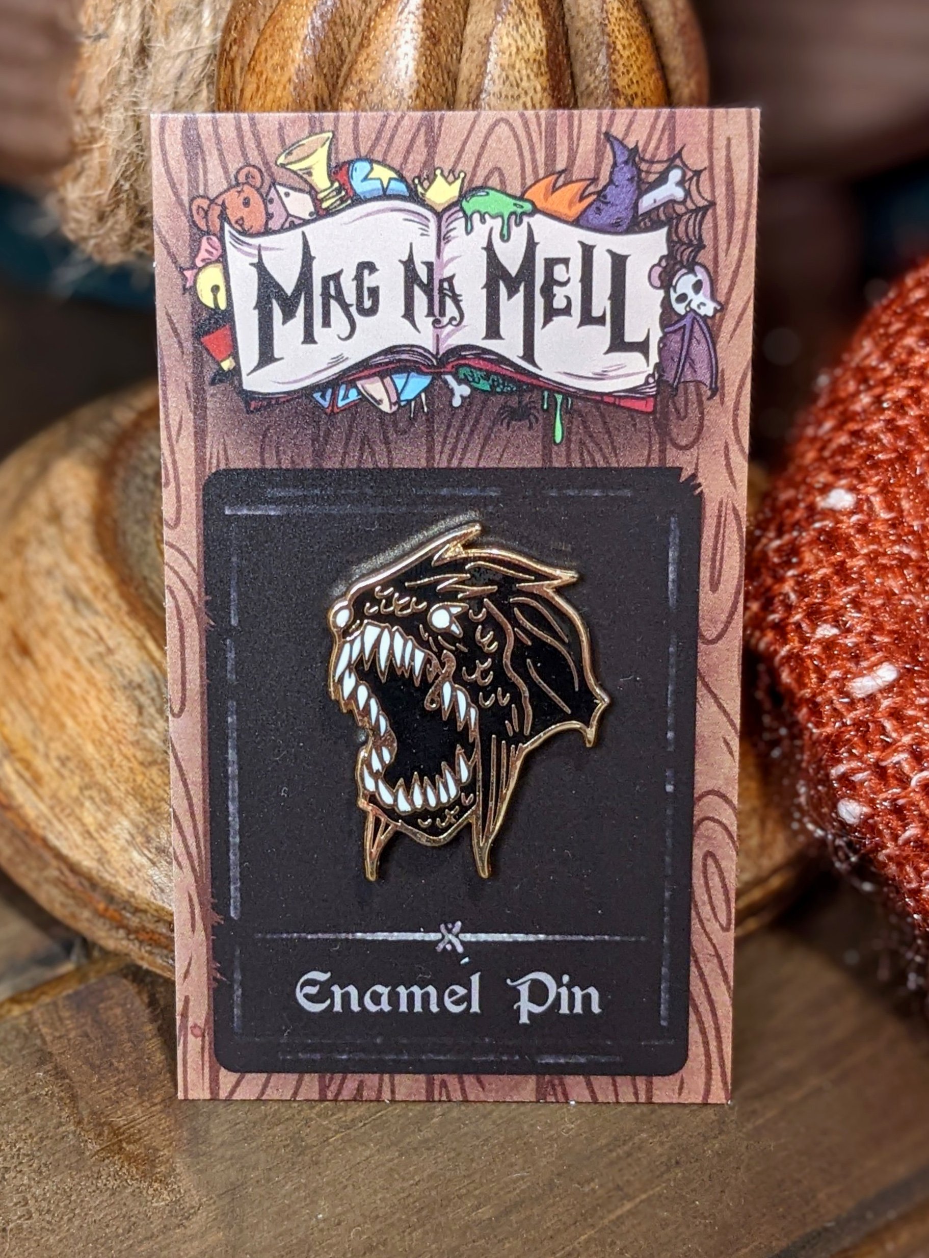 Hard Enamel Pin of a Fishfolk from the webcomic Mag Na Mell