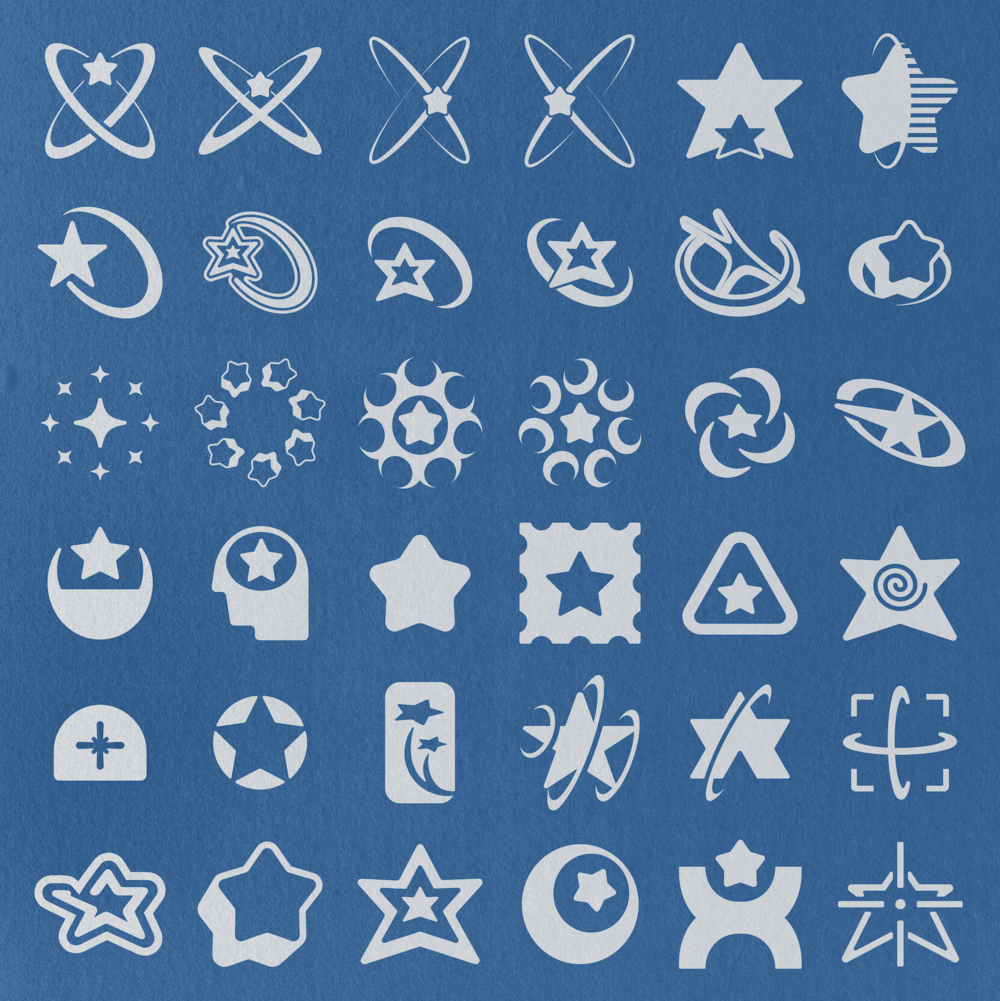 40+ CELESTIAL STARS AND ICONS ASSETS PACK VOL. 01 — The Visual