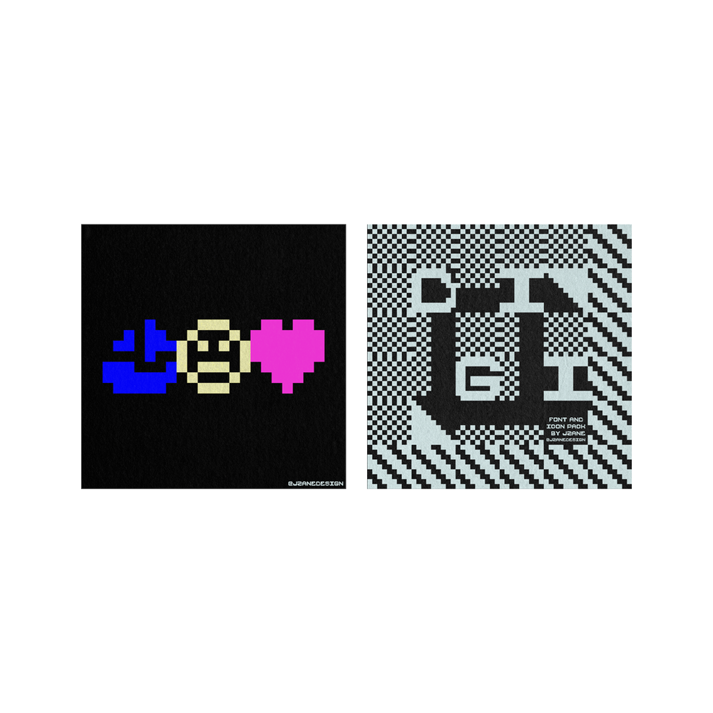 90+ Digi64 8Bit Icons And Typeface Assets Pack — The Visual Pharmacy