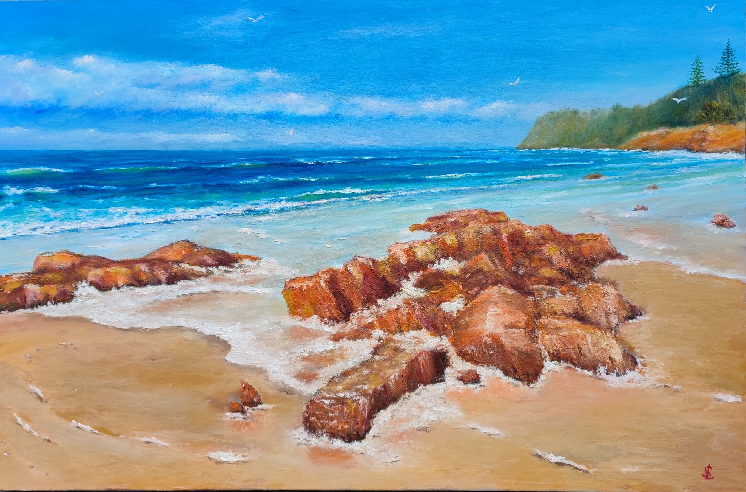Coolum Beach – Queensland Seascape by Sergei Londar