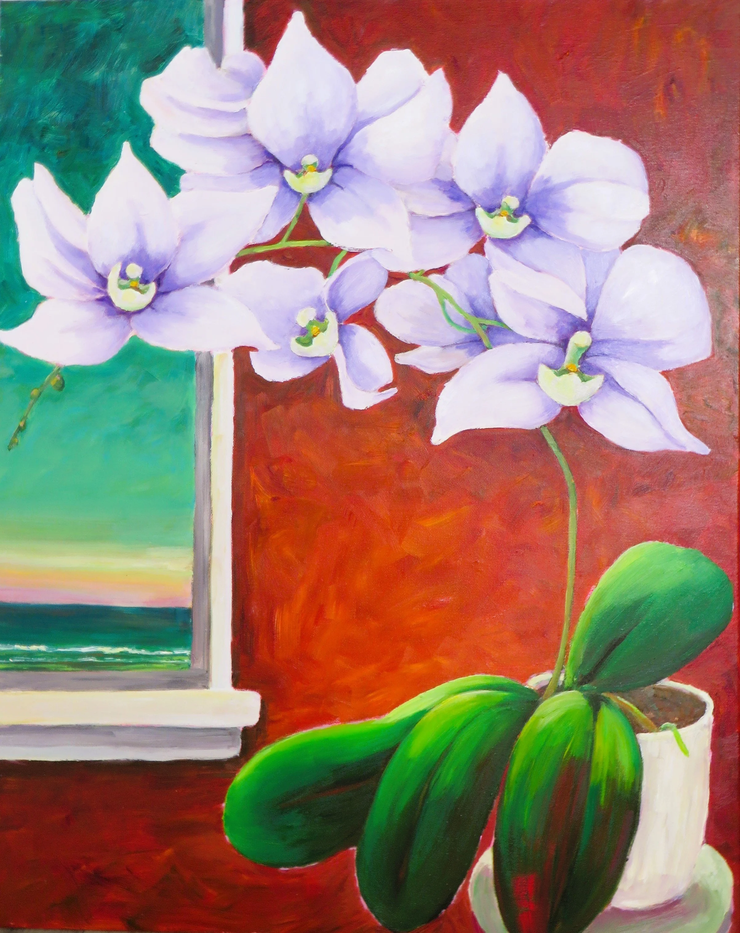 Winter Joy, an acrylic painting by Patricia Wheatstone