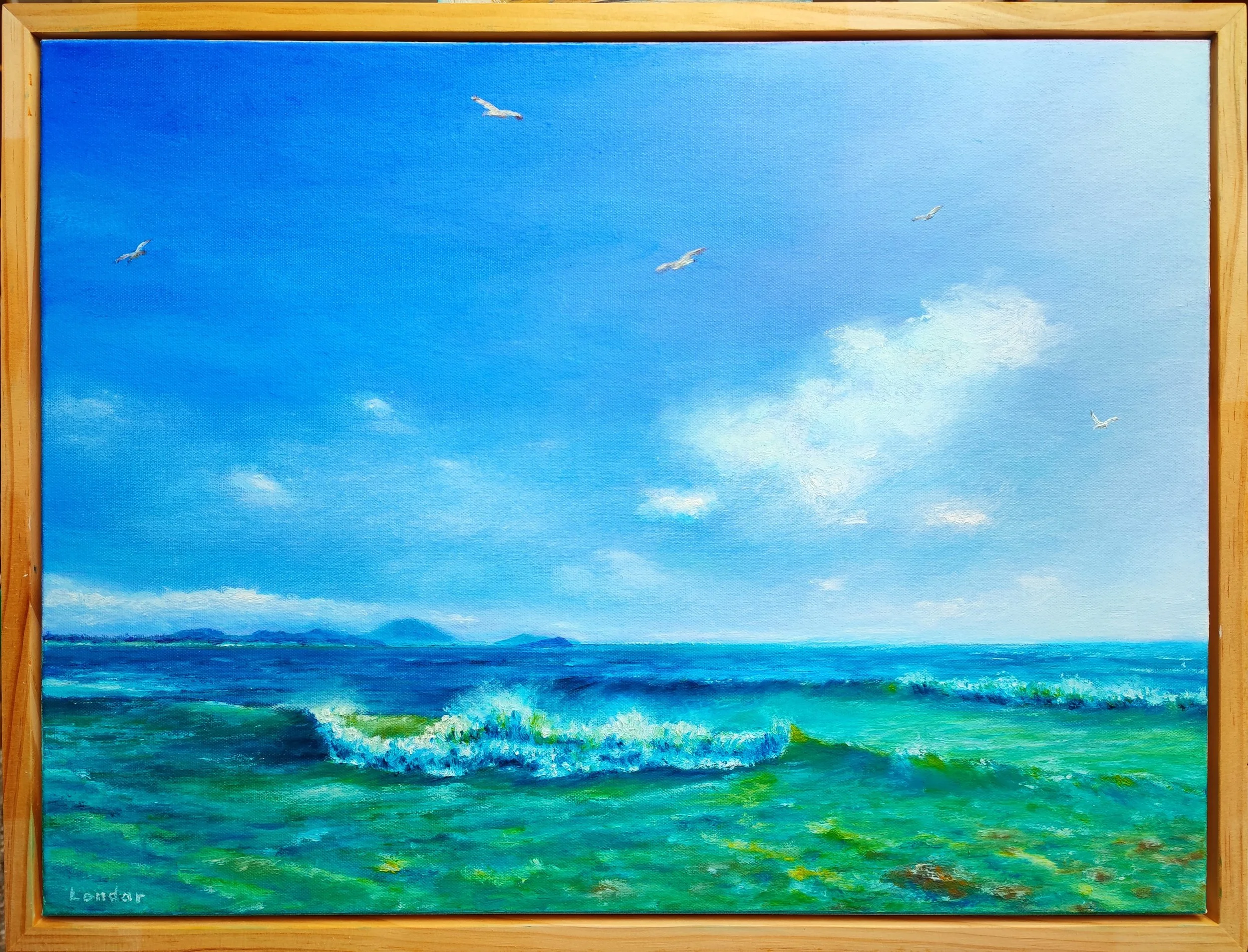 Sunny Mood – Vibrant Coastal Painting by Sergei Londar