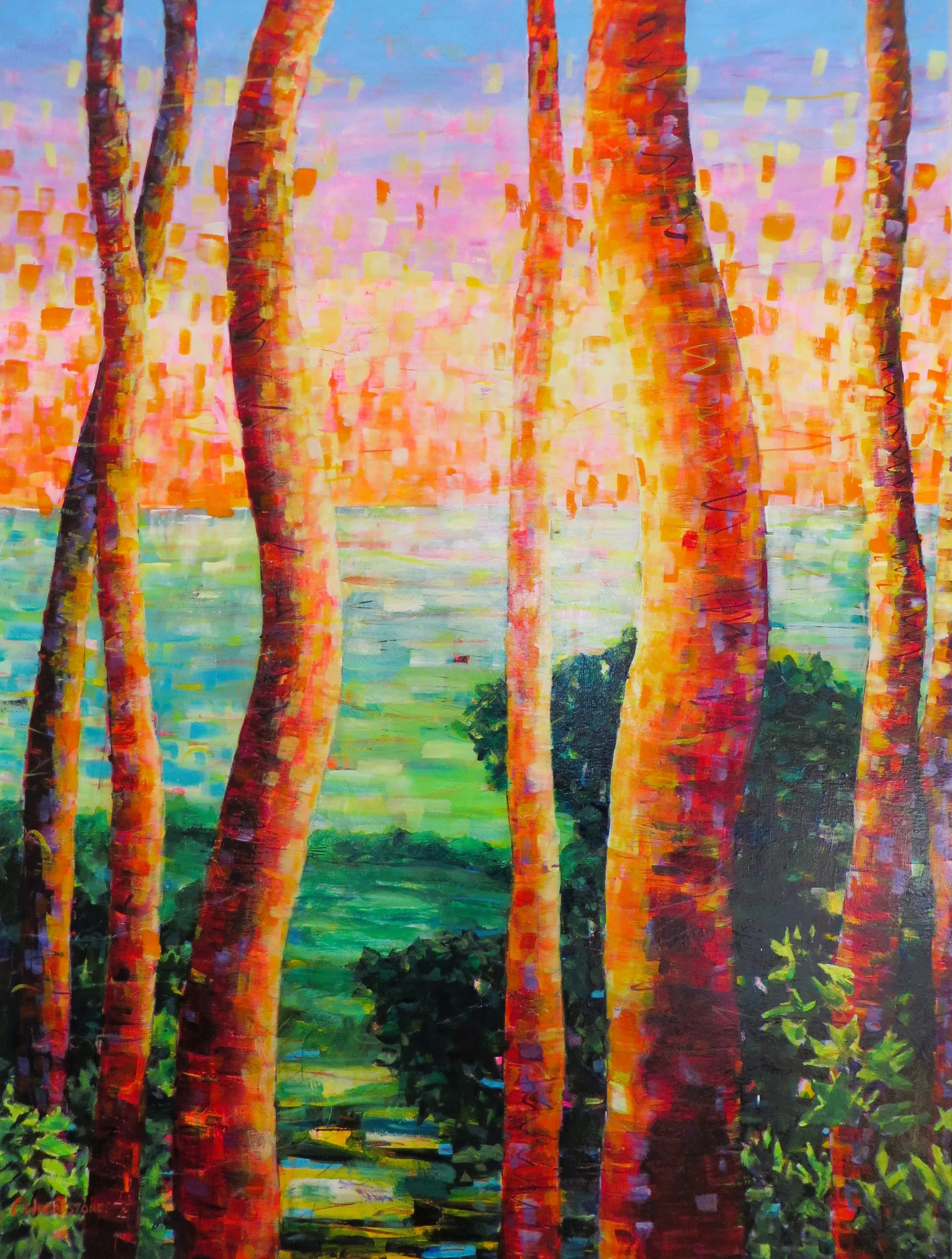 That Magic Moment, an acrylic painting by Patricia Wheatstone