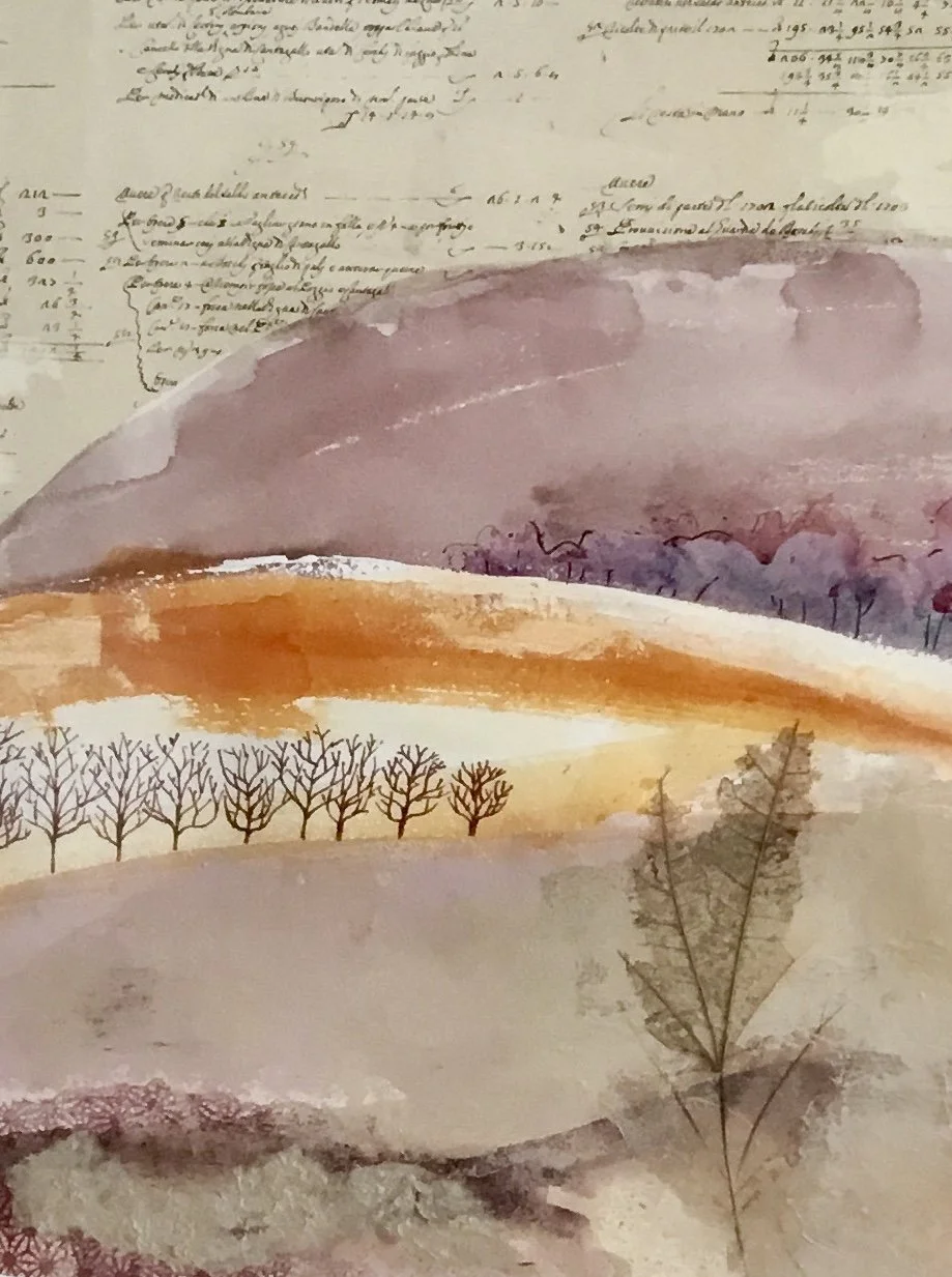 "It's Written in the Sky" Mixed Media Art