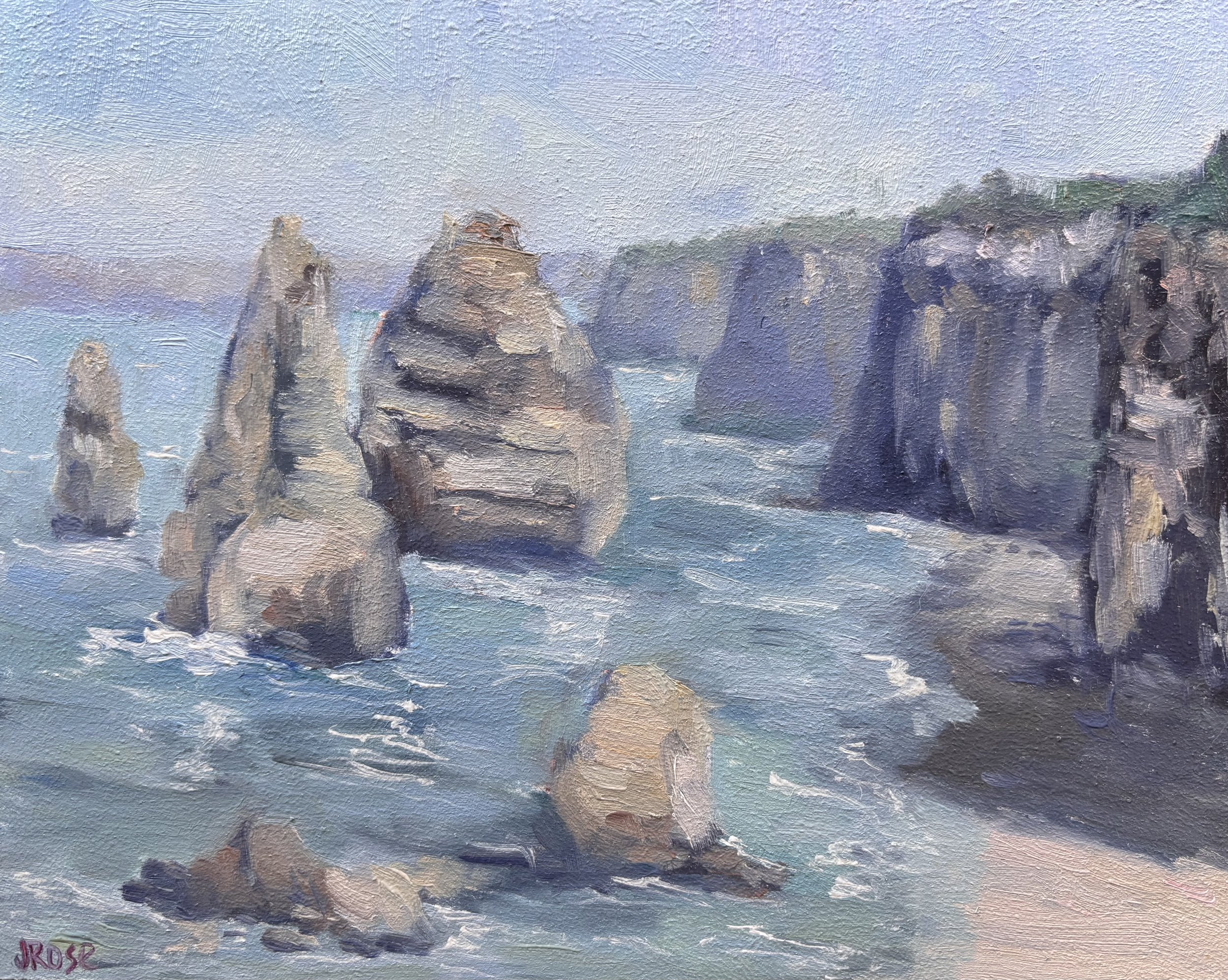 12 Apostles | Great Ocean Road| Oil painting | Impressionist | JudithRoseArt | collector | Australian Artist