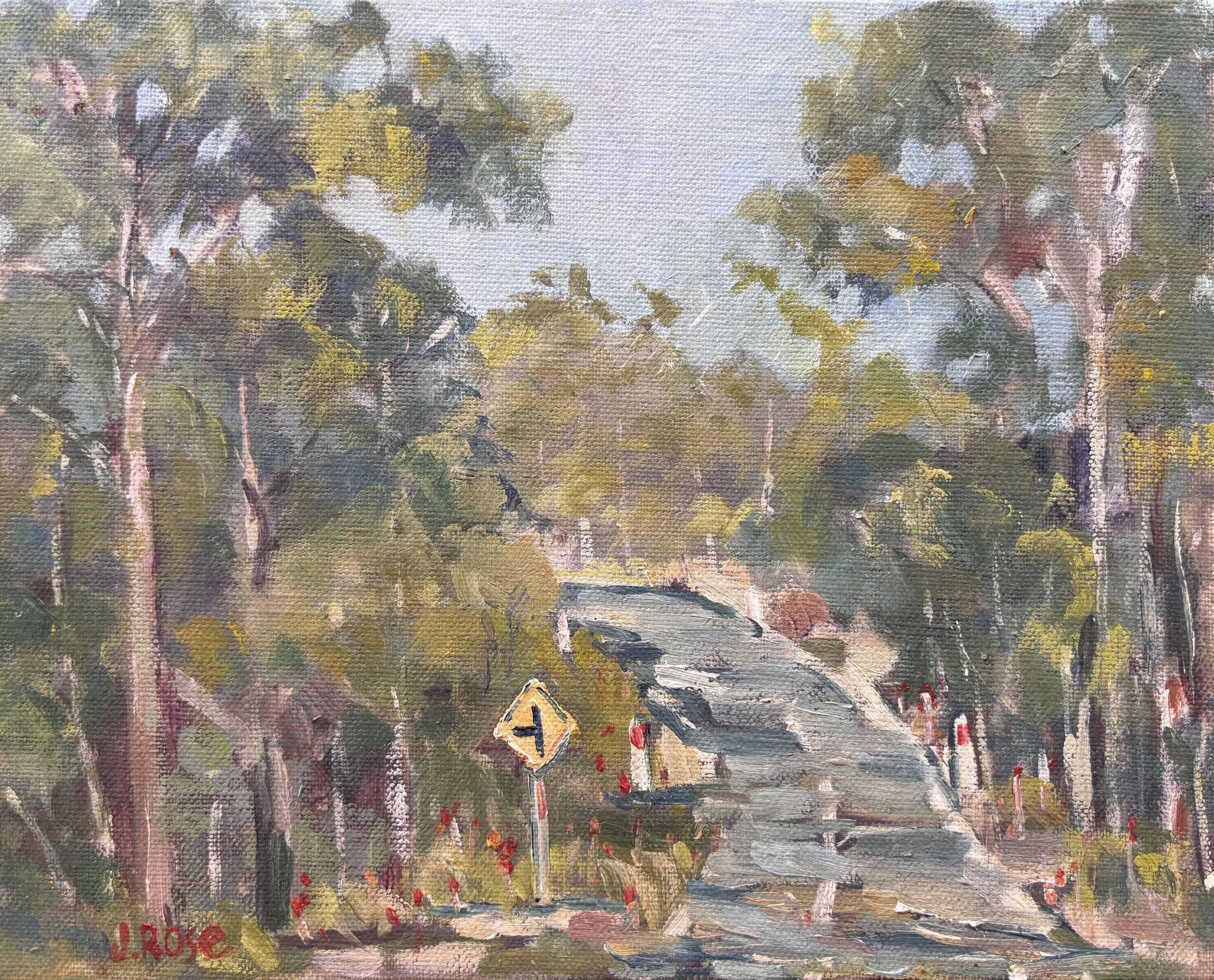 Road to Eudlo |Noosa Hinterland| Oil painting | Impressionist | JudithRoseArt | collector | Australian Artist