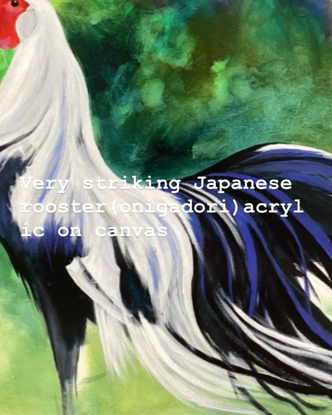 Japanese Rooster (onigadori)