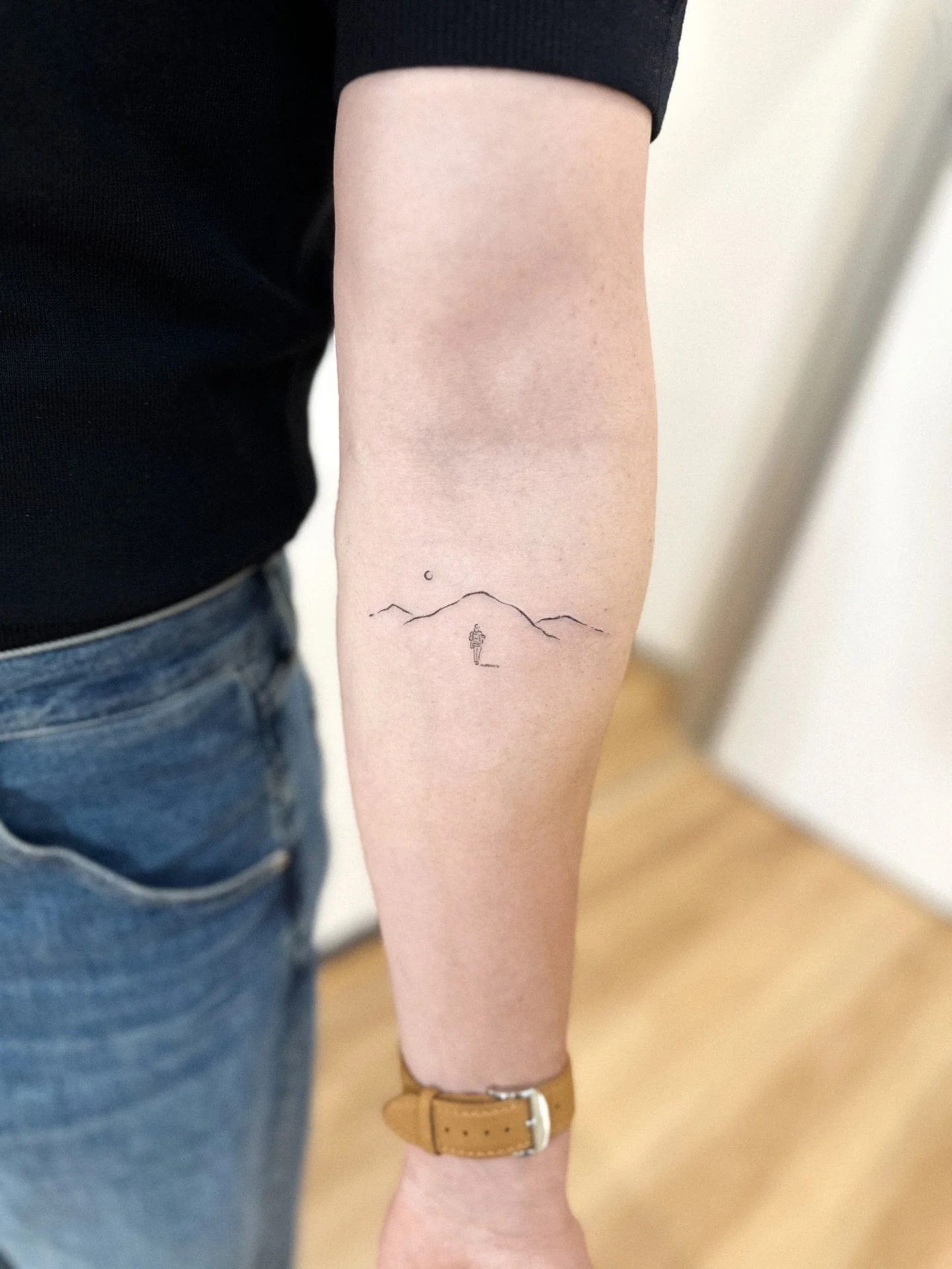 Never lose your sense of wonder.

Sometimes the smallest pieces hold the biggest meaning.
A quiet landscape, a tiny figure, a moment of stillness &mdash; a reminder that there&rsquo;s always something bigger out there waiting to be explored.

Fine li