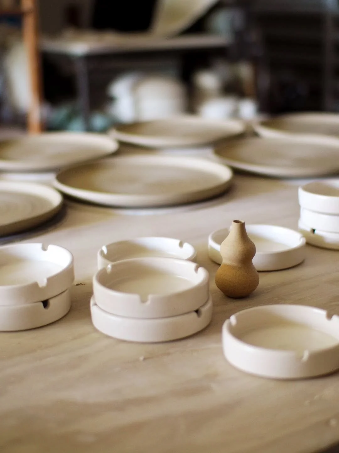 Trying to get better at taking studio photos as I go. I don't think any of us expect to sign up as 'content creator' when we start a business, and it's certainly not my strong suit. 
Apparently I should show my face, but it's often makeup free with f