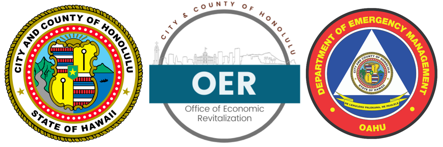 Logos sourced from City and County of Honolulu - oneoahu.org