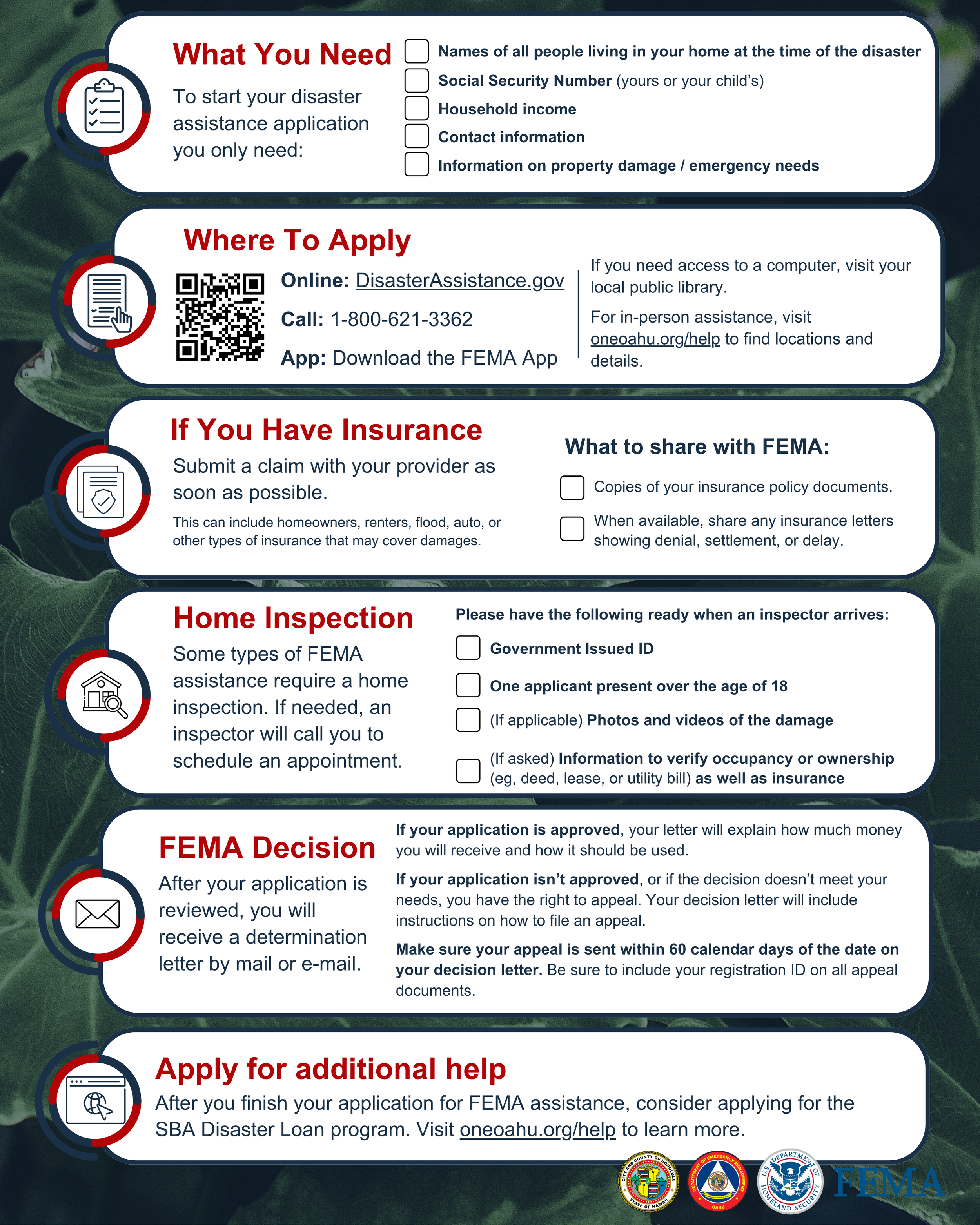 Social Media Post: About FEMA Assistance SHORT (page 4 of 4)