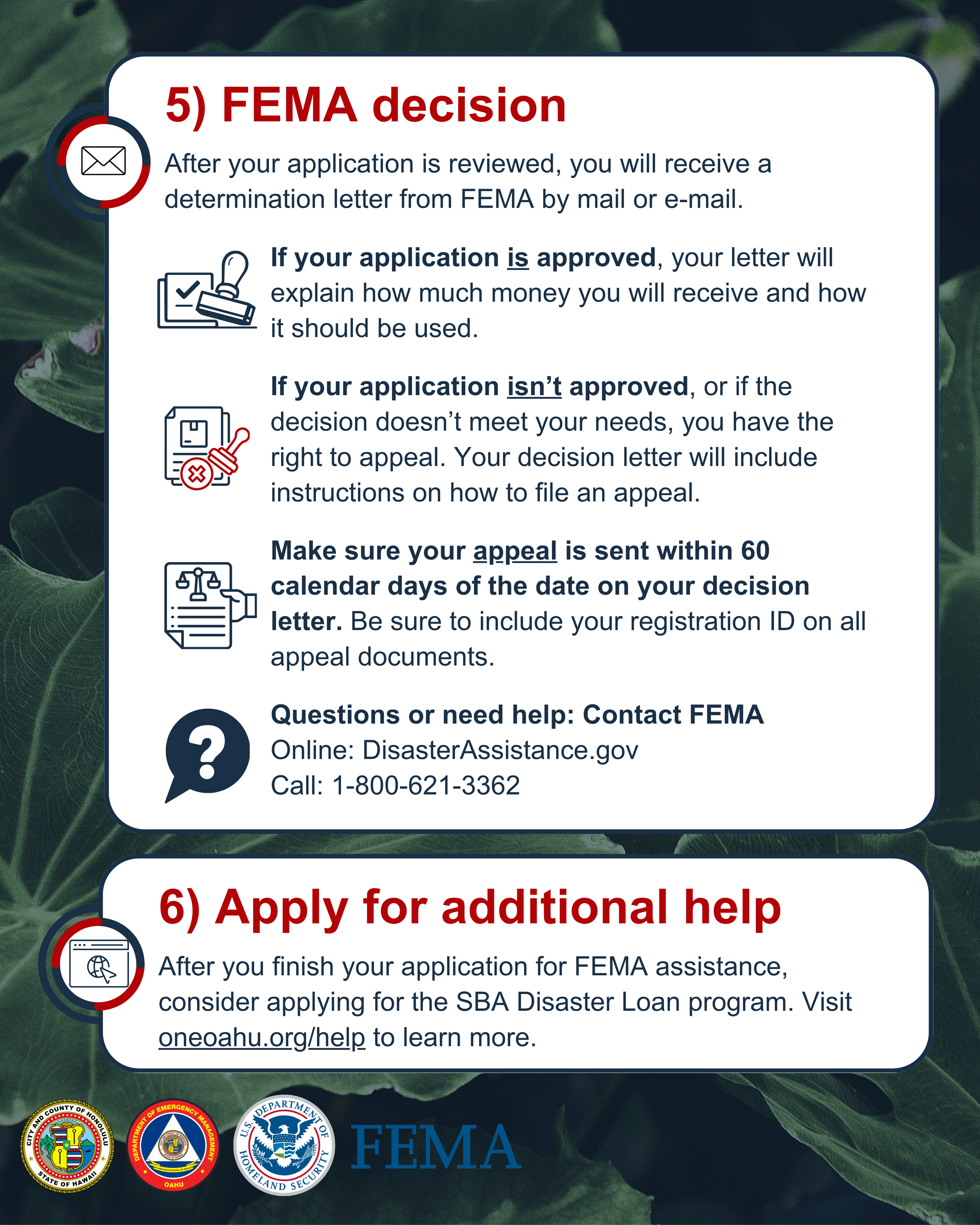 Social Media Post: About FEMA Assistance LONG (page 7 of 7)