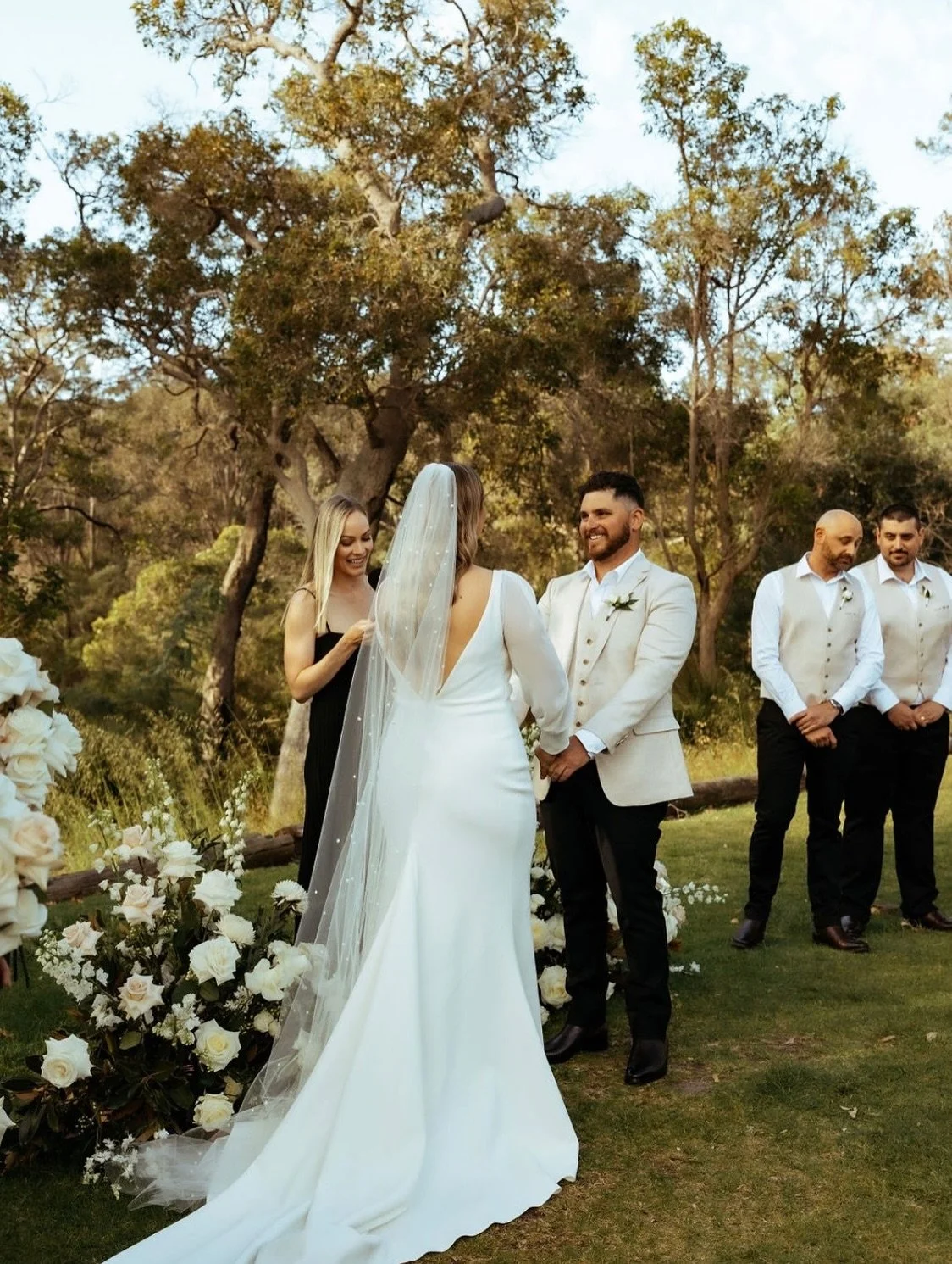 Words from Emma &amp; Dave 💕☀️ 

&ldquo; Honestly the day could not have been more perfect! You were so warm from the first call we had with you and even after we were super late for our catch up and then left you with the bill, so embarrassing!! Yo