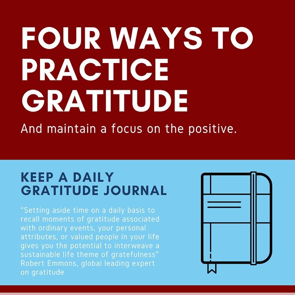 Gratitude Week continues 👉🏾 Day 3

So how can you practice intentional gratitude? One of the easiest and most effective ways is to start a gratitude journal or list. #focusonthepositive