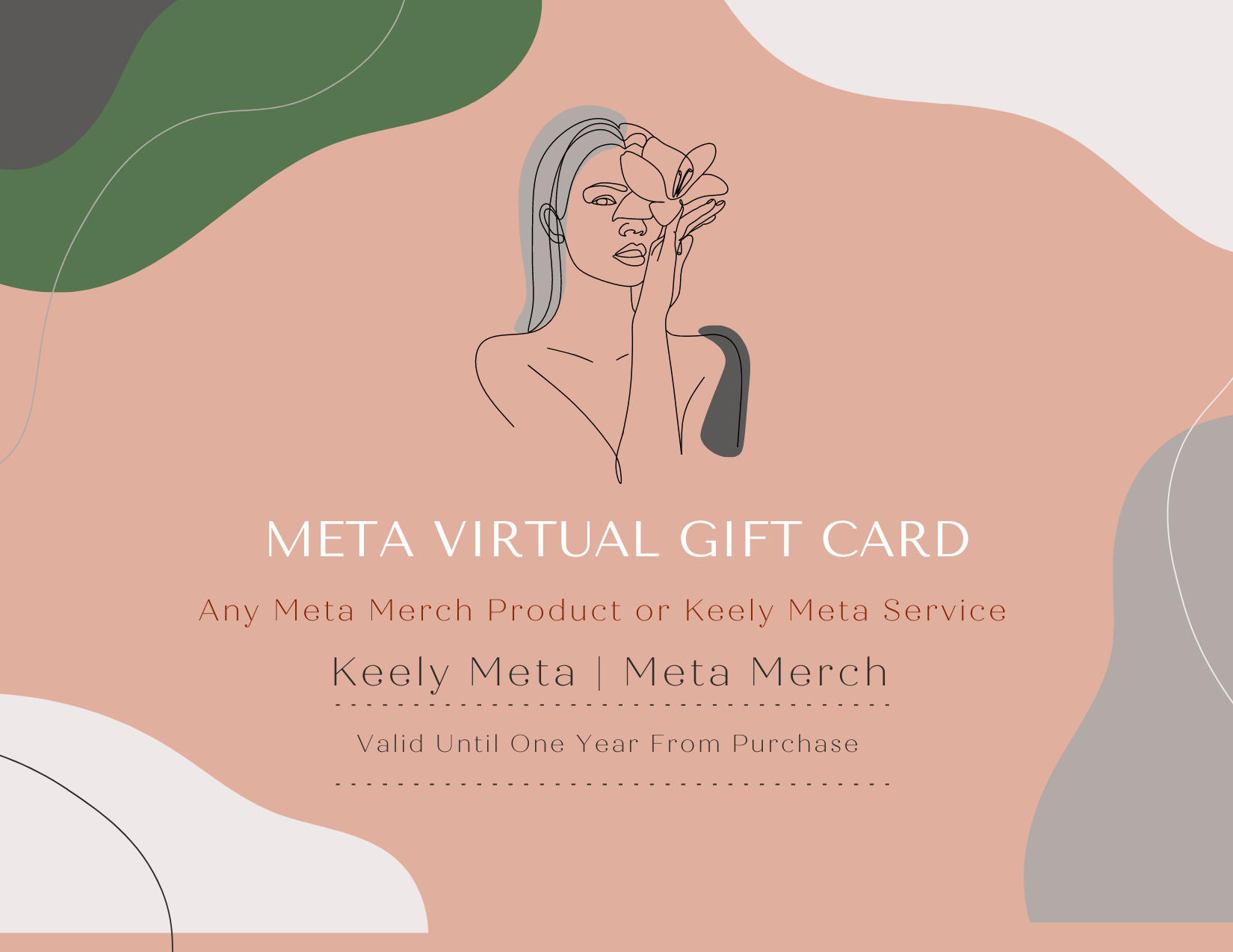 Self Affirming Shopping Virtual Gift Card