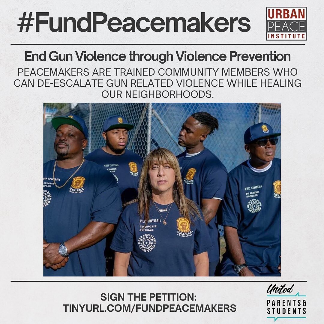 Repost @urbanpeaceinstitute:

$400M can help build the capacity of violence intervention agencies to better support families enduring trauma. We urge @supervisorkathrynbarger @supjanicehahn @hollyjmitchell @sheilakuehl and CEO Fesia Davenport to inve