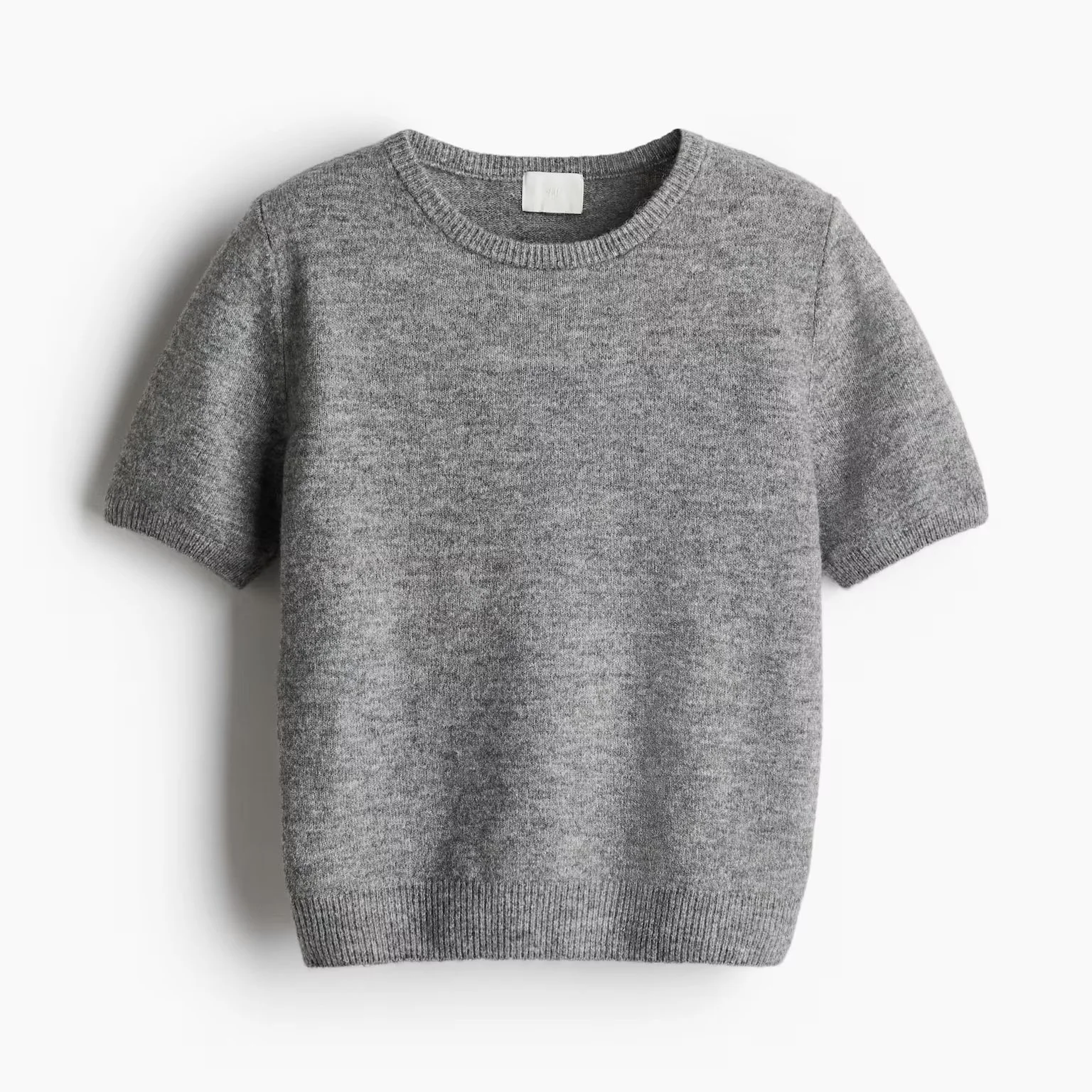 Grey Knitted T HM25
