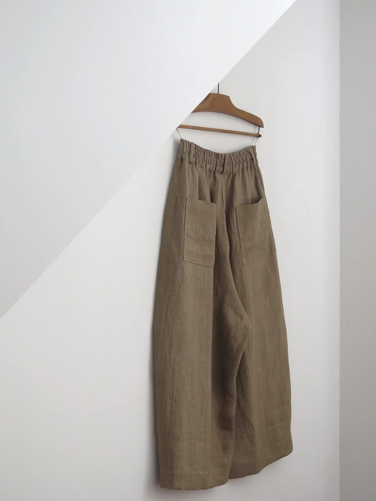 Brown Olive Maxi Trousers No. 4