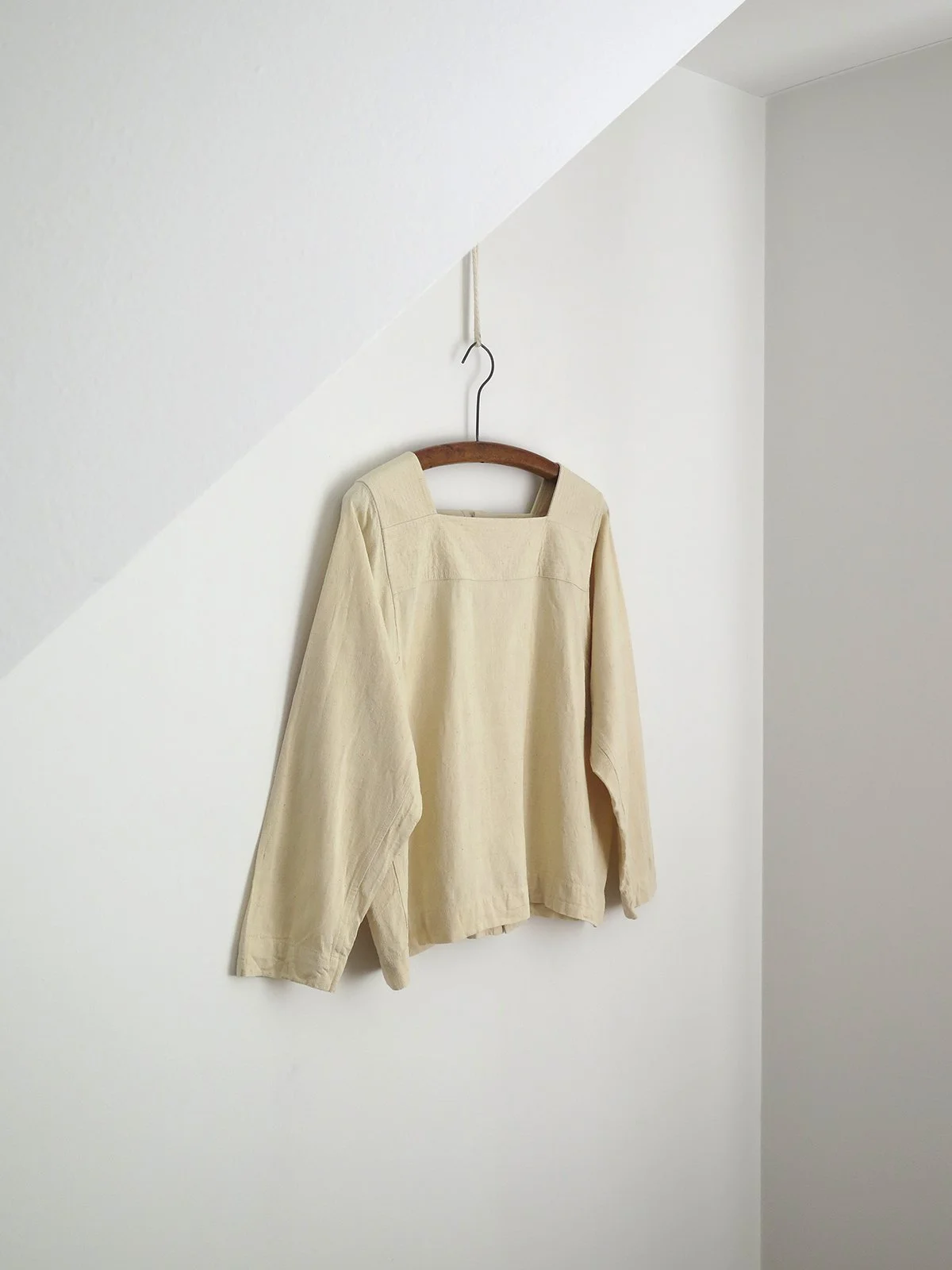 Ivory Silk Square Top
