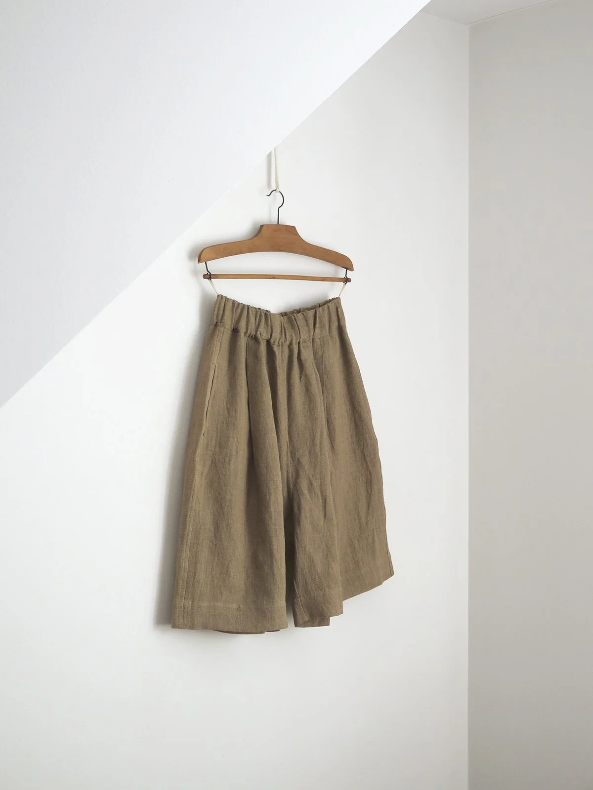ZW Brown Olive Linen B Shorts