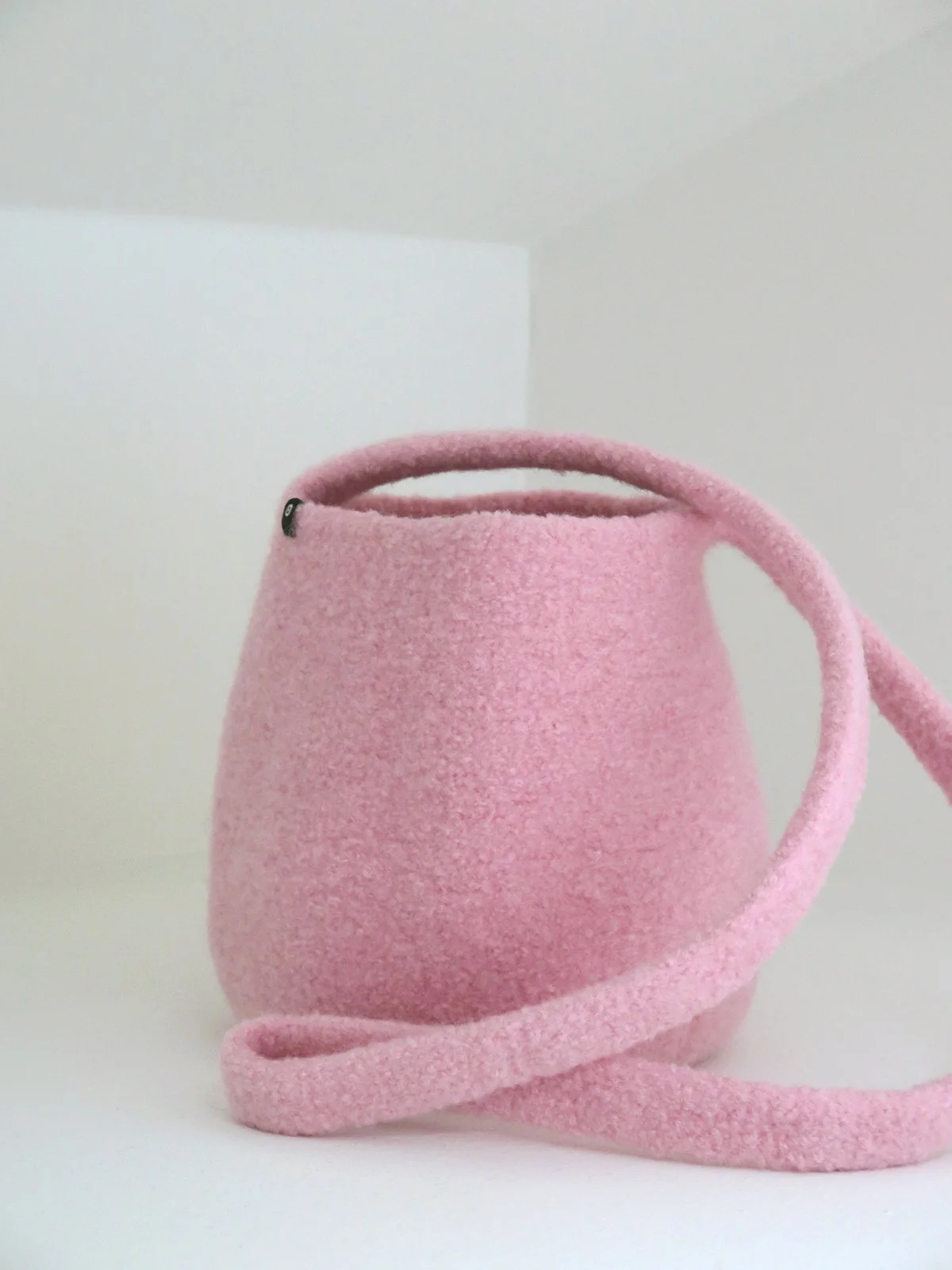 Long Strap Smallest Bucket Bag by CECILIE TELLE | Light Pink