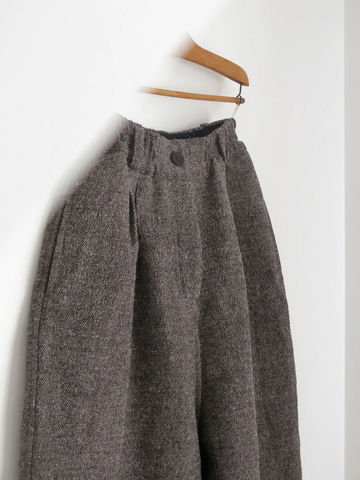 Rustic Wool Maxi Trousers No. 1
