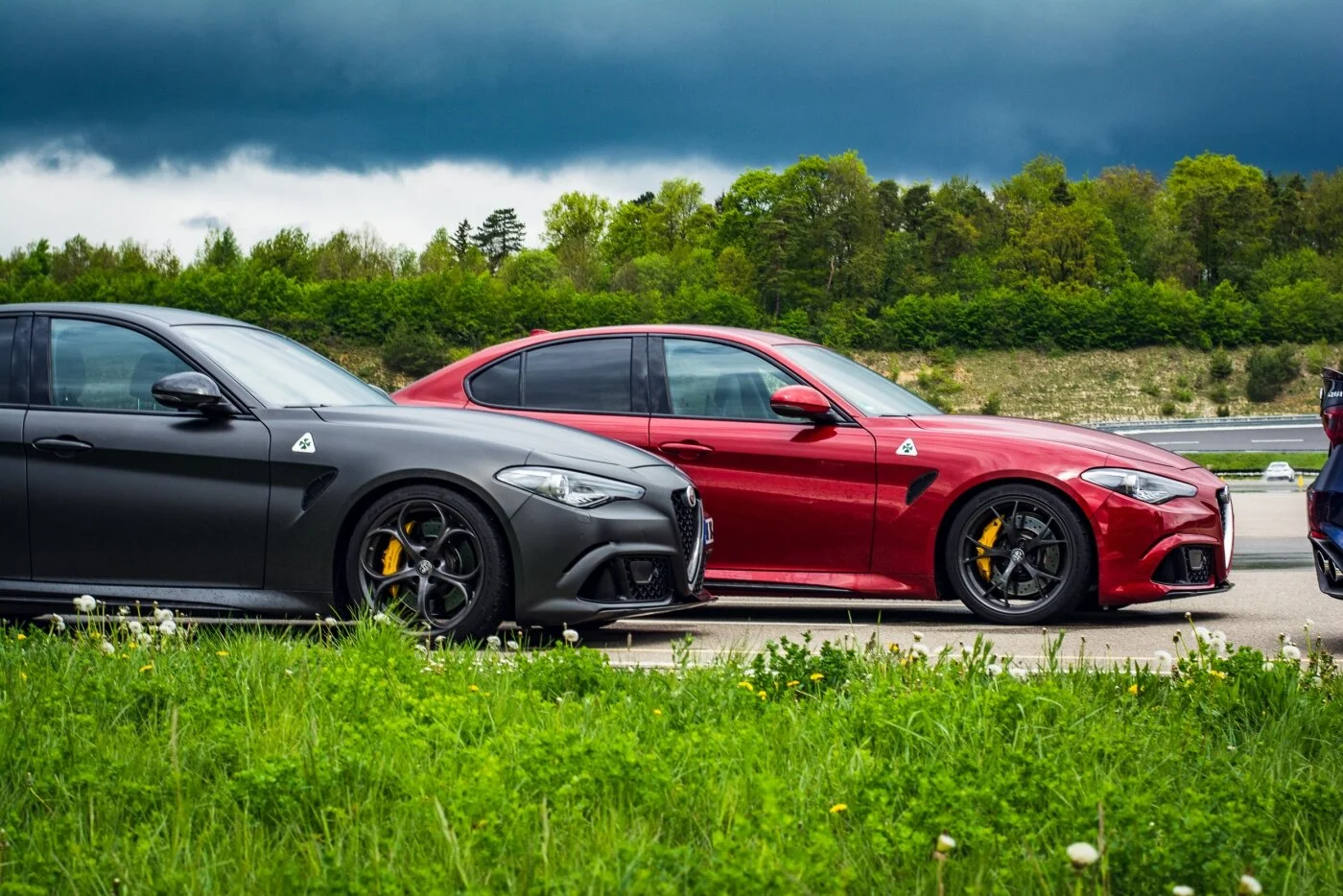 GIULIA QUADRIFOGLIO OWNERS MEET AT THE BOXBERG RACETRACK — Alfattitude
