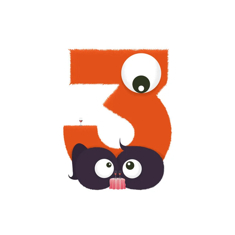 3. Third wheel #36daysoftype_3 #36days_3 #36daysoftype&nbsp;