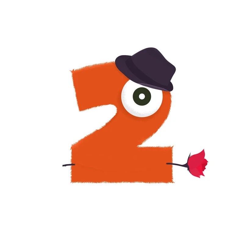 2. Two to Tango. #36daysoftype_2 #36days_2 #36daysoftype