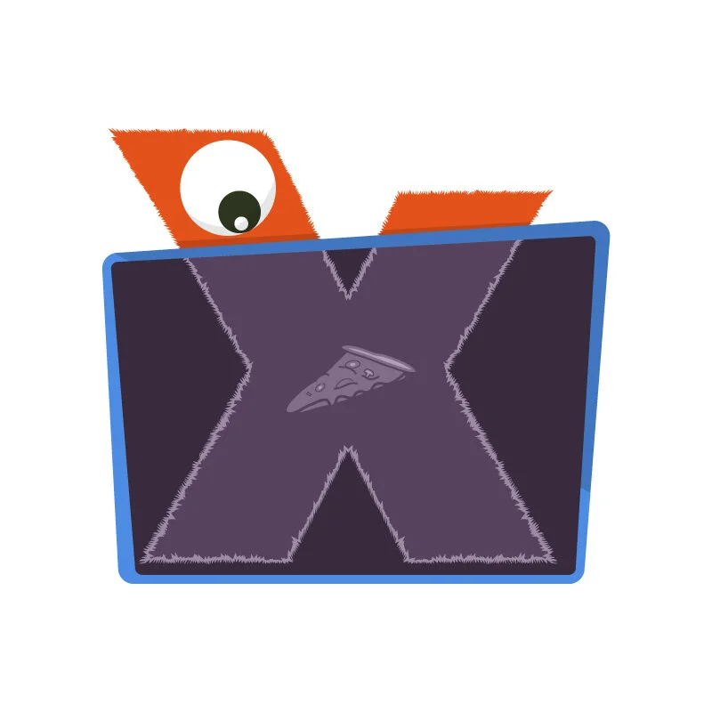 X. X-ray. Now we know who had leftover pizza for a midnight snack. #36daysoftype_x #36days_x #36daysoftype