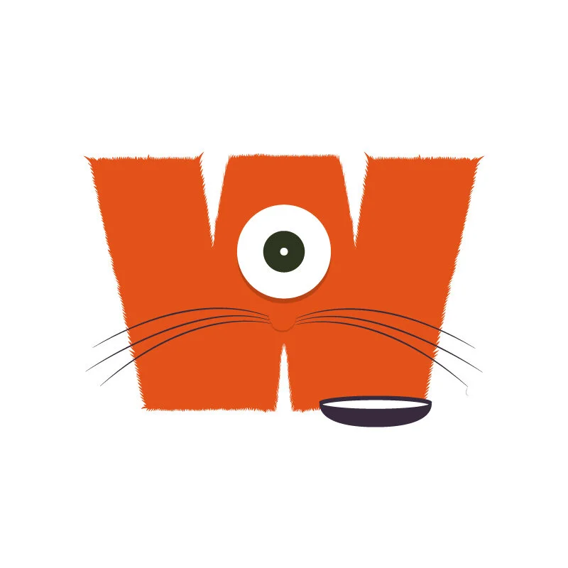 W. Whiskers #36daysoftype_w #36days_w #36daysoftype