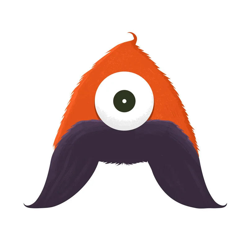 A. Approve of the moustache? #36daysoftype #36days_A