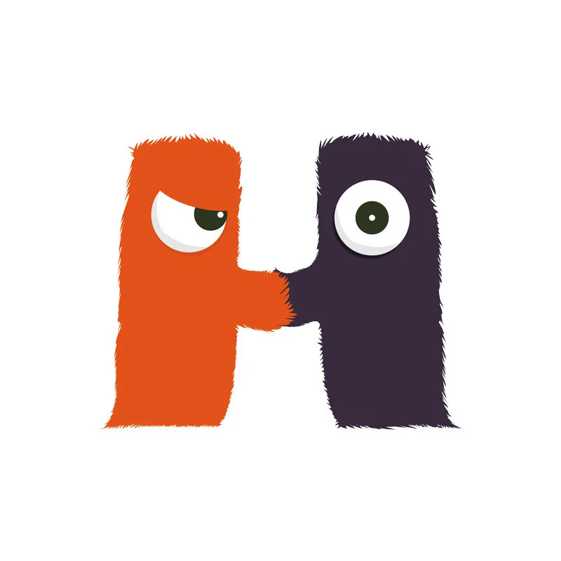 H. Awkward handshakes. #36daysoftype #36days_H