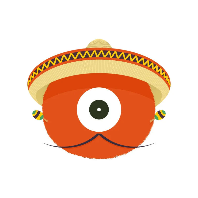O.Olé&nbsp;#36daysoftype_o&nbsp;#36days_o&nbsp;#36daysoftype&nbsp;#illustration&nbsp;#sombrero&nbsp;#maraca