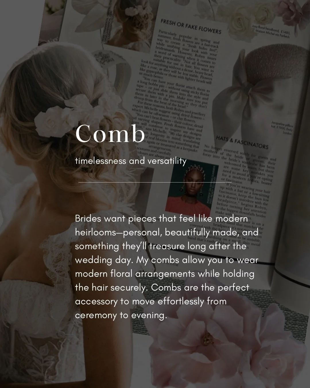 I was honoured to be featured in Hello Magazine this month, where I shared my insight into bridal hair accessories for 2026.

I spoke about how much I love that brides are choosing timeless, versatile pieces that feel like modern heirlooms &mdash; ac