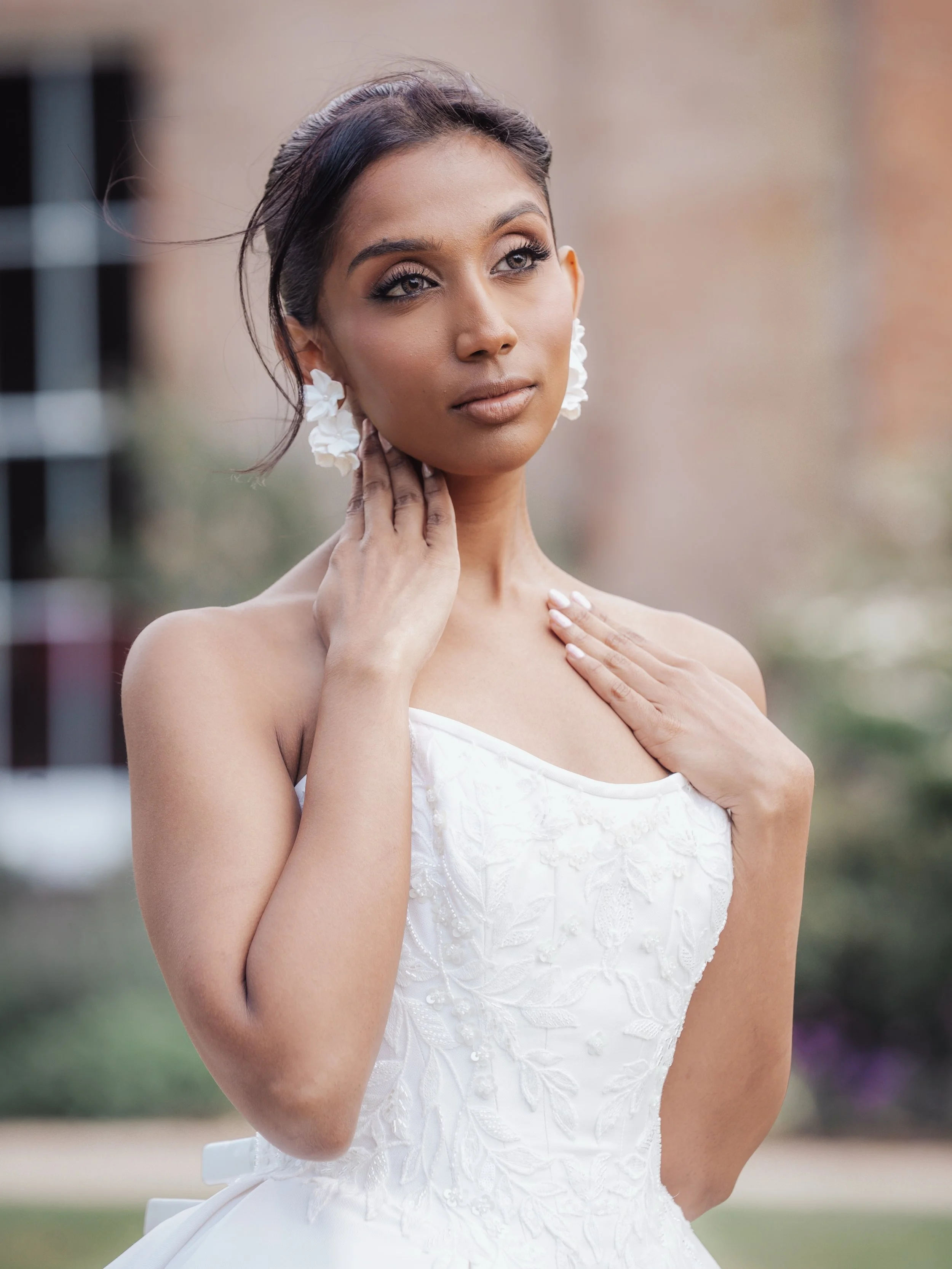 For the 2027 brides who want the little details to be unforgettable and their wedding photos to prove it.

My white Geranium Drop Earrings doing their thing. Lightweight, detailed and handmade especially for your wedding day.

Share with those that a