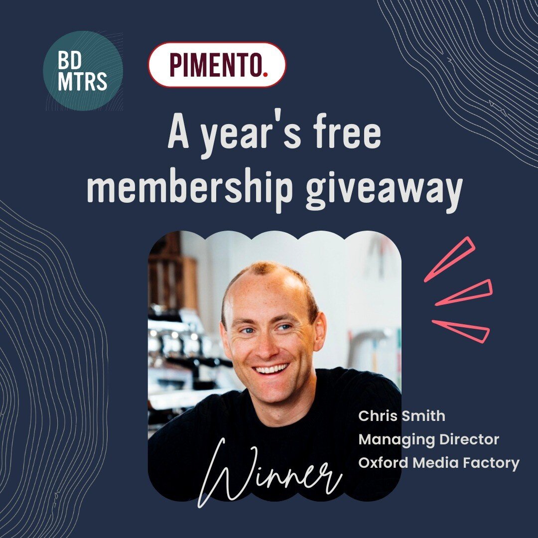 We recently joined forces with Pimento and shook things up at their 6pm Club. One of the highlights was a giveaway for a year's free membership to BD Matters (our 300+ community of growth professionals and agency owners who get together to learn how 