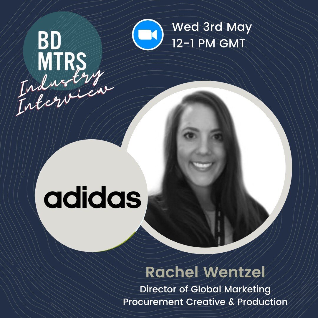 adidas on attracting the best: How agencies can work with big player brands &gt; This is our next Industry Interview (they&rsquo;re free) and it&rsquo;s one you won&rsquo;t want to miss!

We&rsquo;ll be joined by Rachel Wentzel who works at adidas as