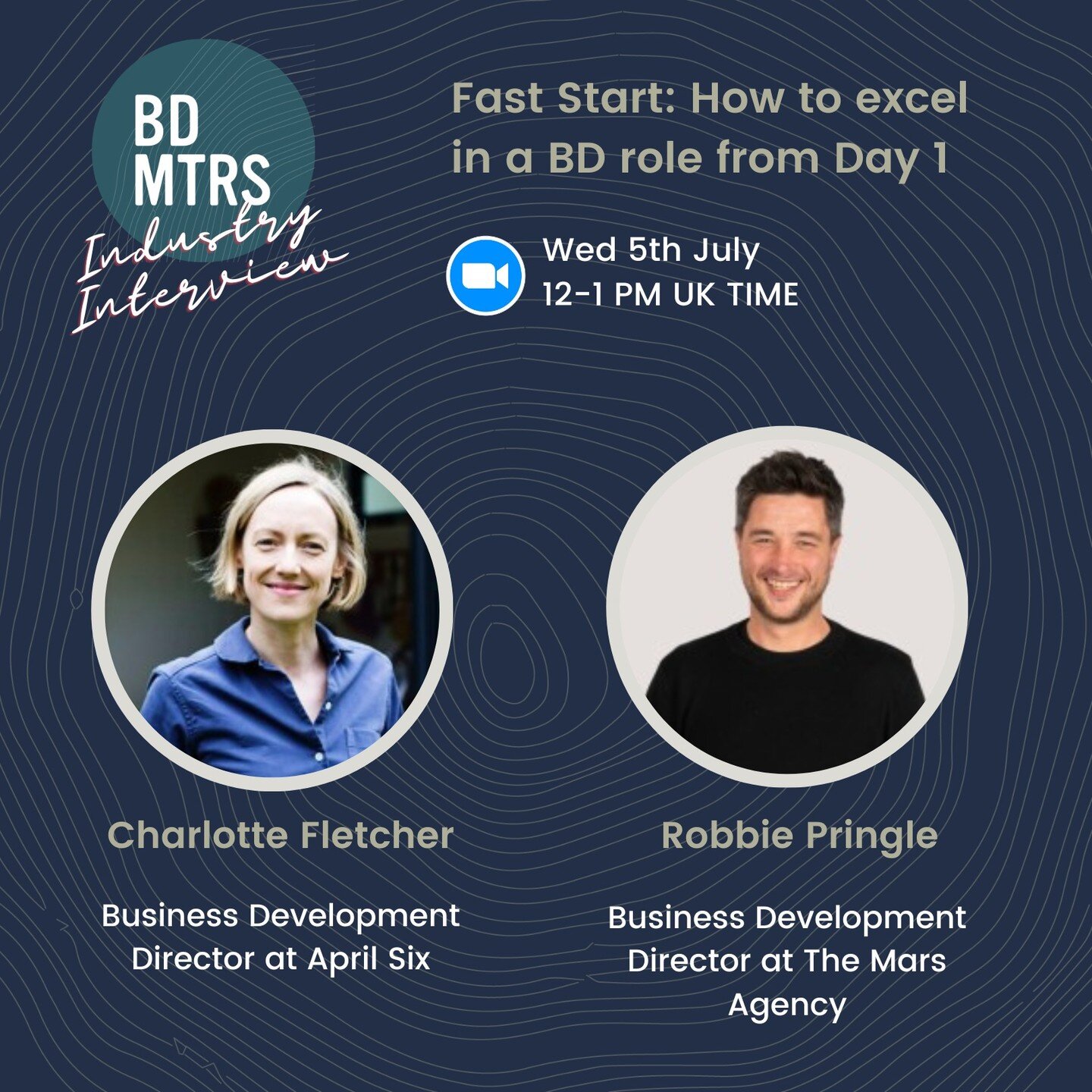 Fast Start: How to excel in a BD Role from Day One &gt; &gt; This is our next Industry Interview (they&rsquo;re free) and it&rsquo;s one you won&rsquo;t want to miss!

In the high-stakes world of Biz Dev, every day counts - but none more so than the 