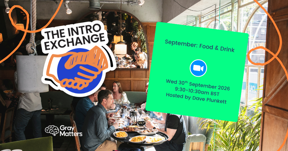 The Intro Exchange: Food &amp; Drink