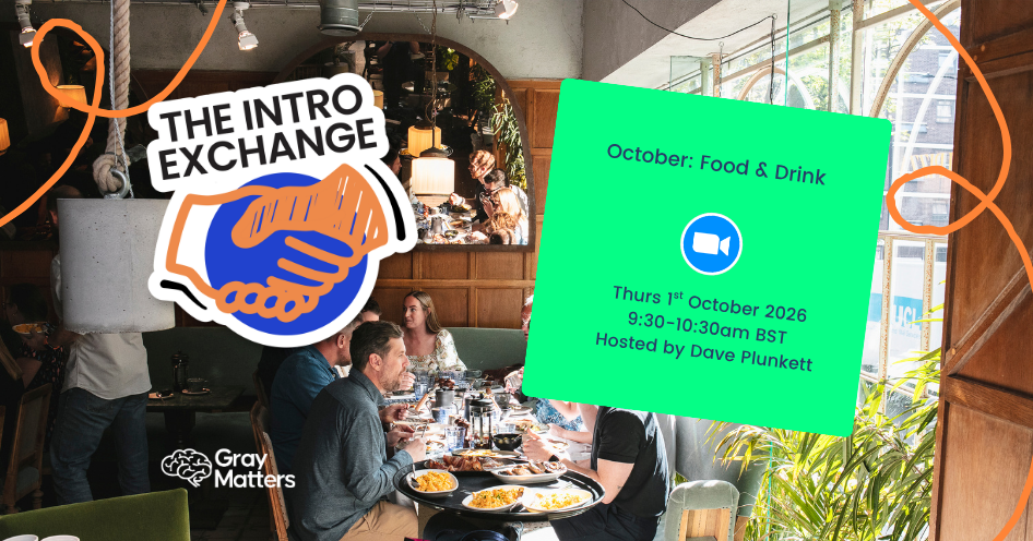 The Intro Exchange: Food &amp; Drink