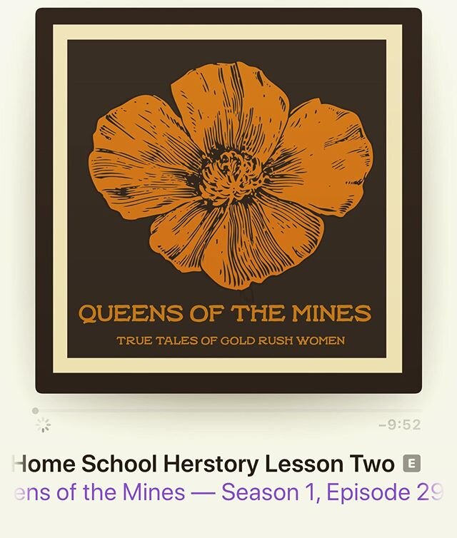 🌙🌙
New Home School Episode Up!
Bills are due! Donate at Venmo @queensofthemines.
.
.
.
#herstory #podcast #californiahistory #homeschool