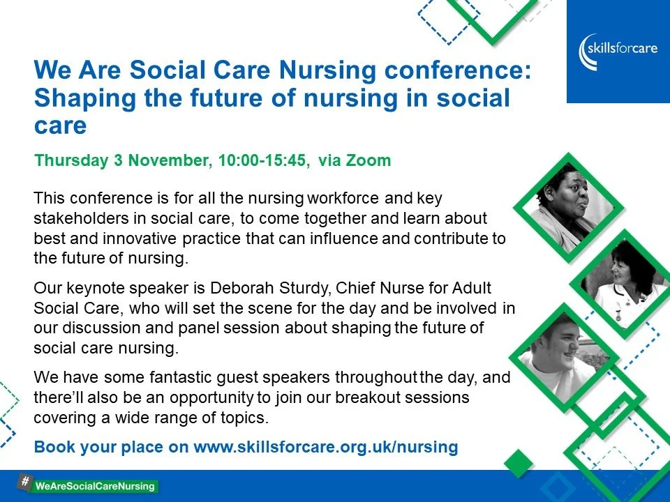 We Are Social Care Nursing conference Shaping the future of nursing in