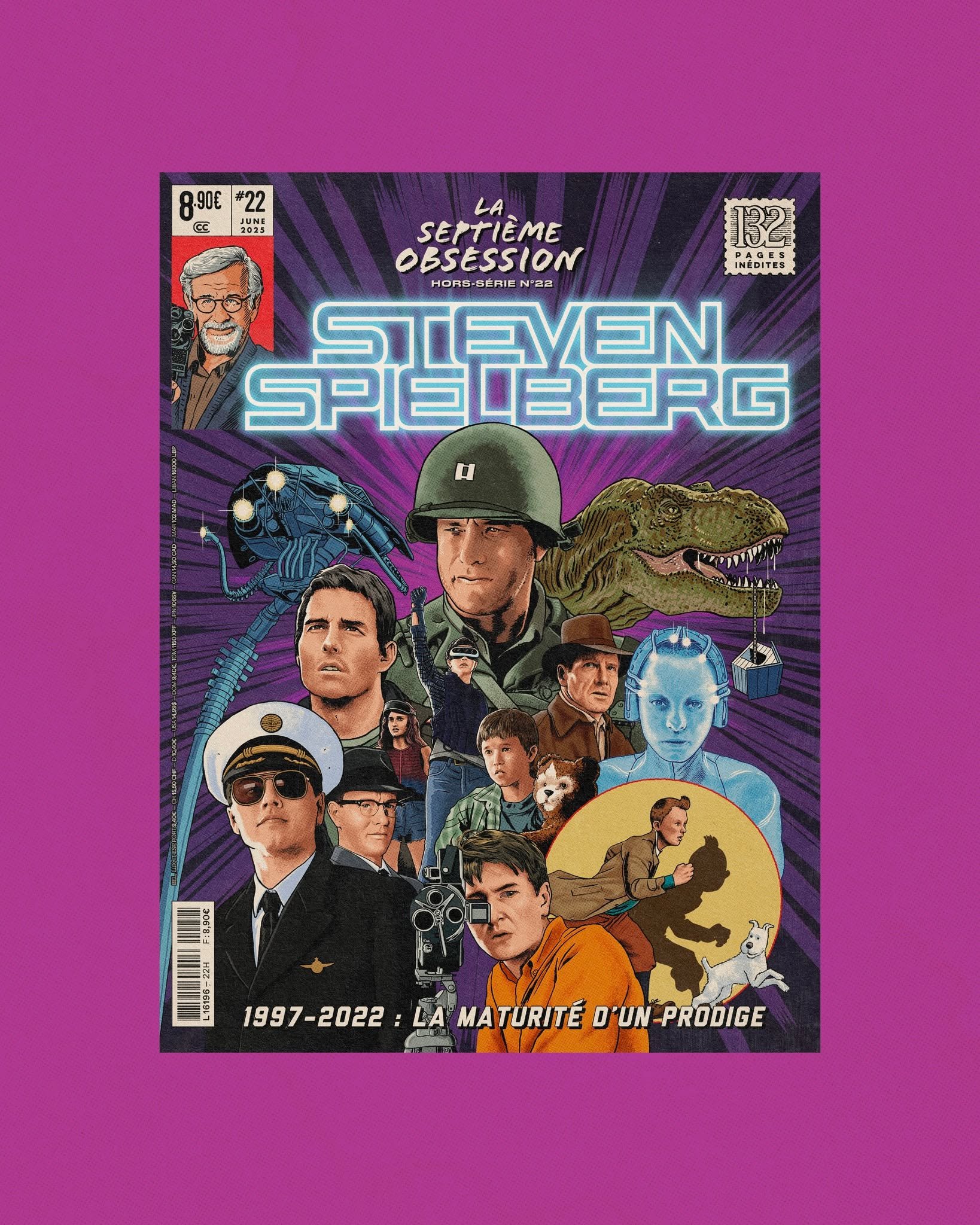STEVEN SPIELBERG (PARTIE 3) 💥
EN KIOSQUE LE 26 JUIN ✈️

Troisi&egrave;me et derni&egrave;re partie (1997-2022) de notre odyss&eacute;e Spielberg en 132 pages in&eacute;dites : Jurassic Park 2, Il faut sauver le soldat Ryan, Arr&ecirc;te-moi si tu pe