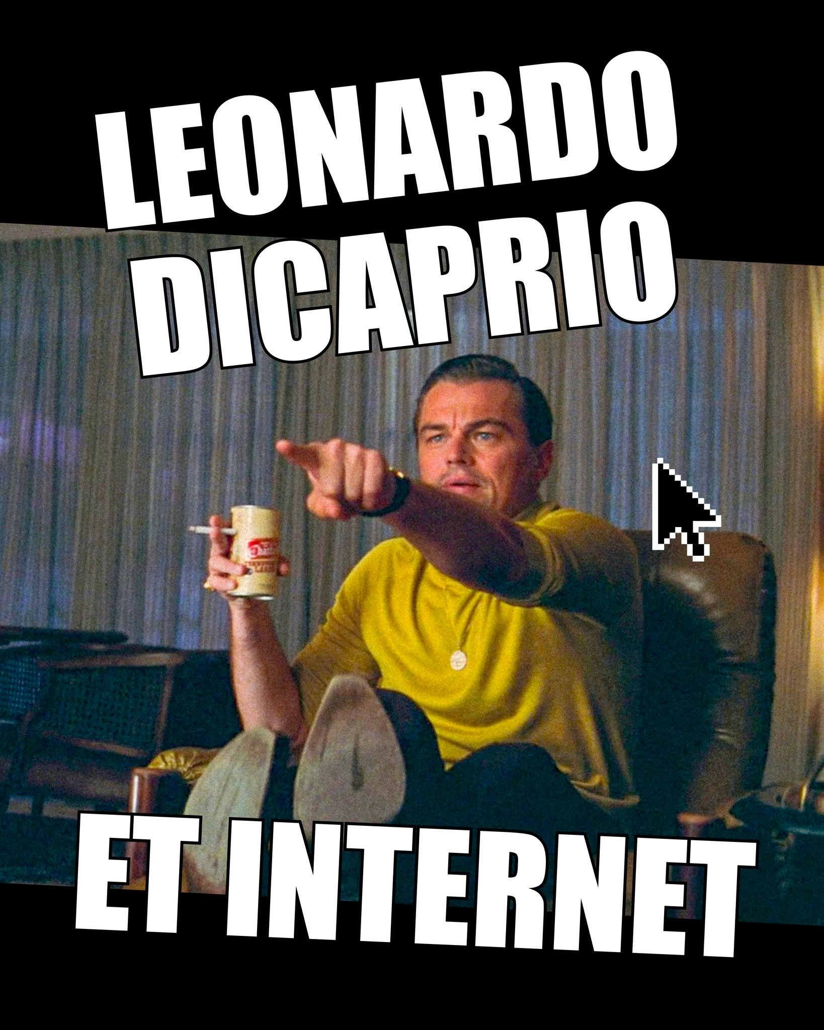 LEONARDO DICAPRIO 💥
NUM&Eacute;RO ANNIVERSAIRE 10 ANS ! 🎂
Leonardo DiCaprio et Internet

Leonardo DiCaprio est devenu une ic&ocirc;ne de la culture internet. Qu'il apparaisse sous la forme de GIF, de montages visuels ou d'inserts vid&eacute;o, il y