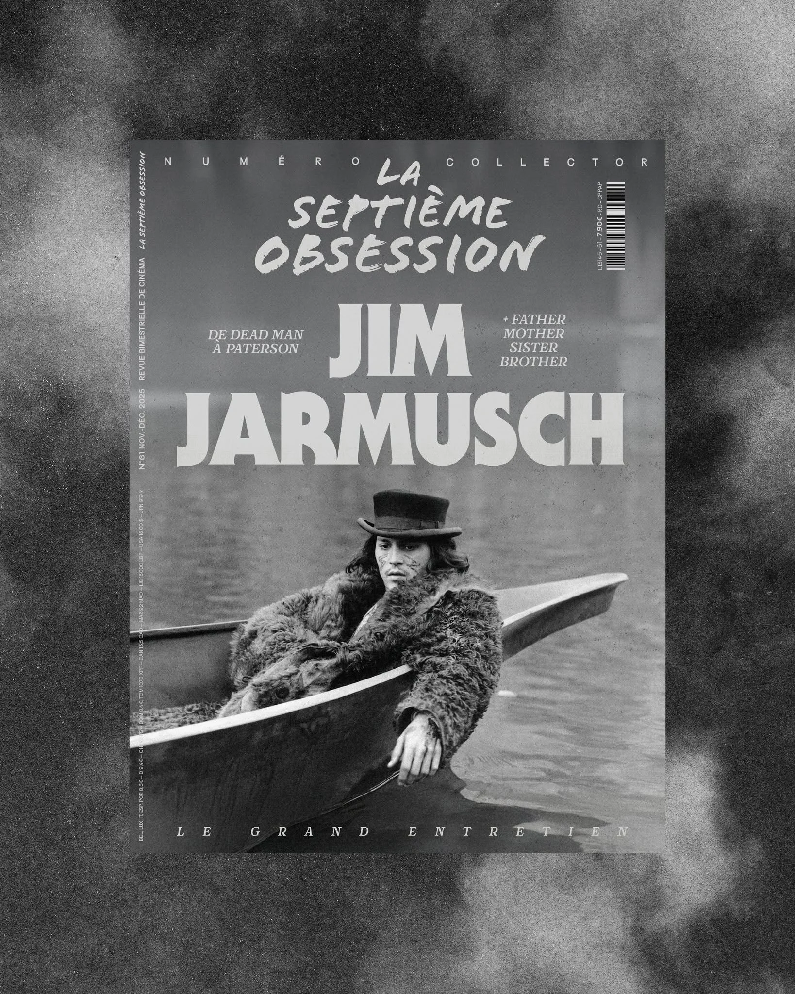 JIM JARMUSCH 🎸
EN KIOSQUE LE 13 NOVEMBRE 💀

Grand entretien de @jim.jarmusch pour son nouveau film, Father Mother Sister Brother, Lion d'or &agrave; la Mostra de Venise + filmographie comment&eacute;e (Stranger Than Paradise, Down by Law, Mystery T