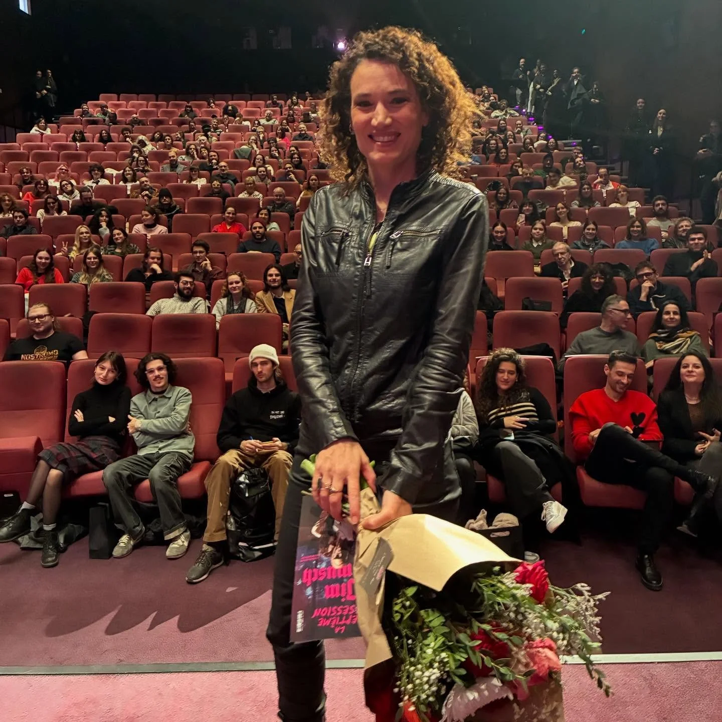 Hier soir &agrave; la @cinemathequefr, @laseptiemeobsession c&eacute;l&eacute;brait en grandes pompes ses dix ans, en compagnie de @coralie_fargeat avant la projection de The Substance. Merci &agrave; toutes et tous pour cette soir&eacute;e extraordi