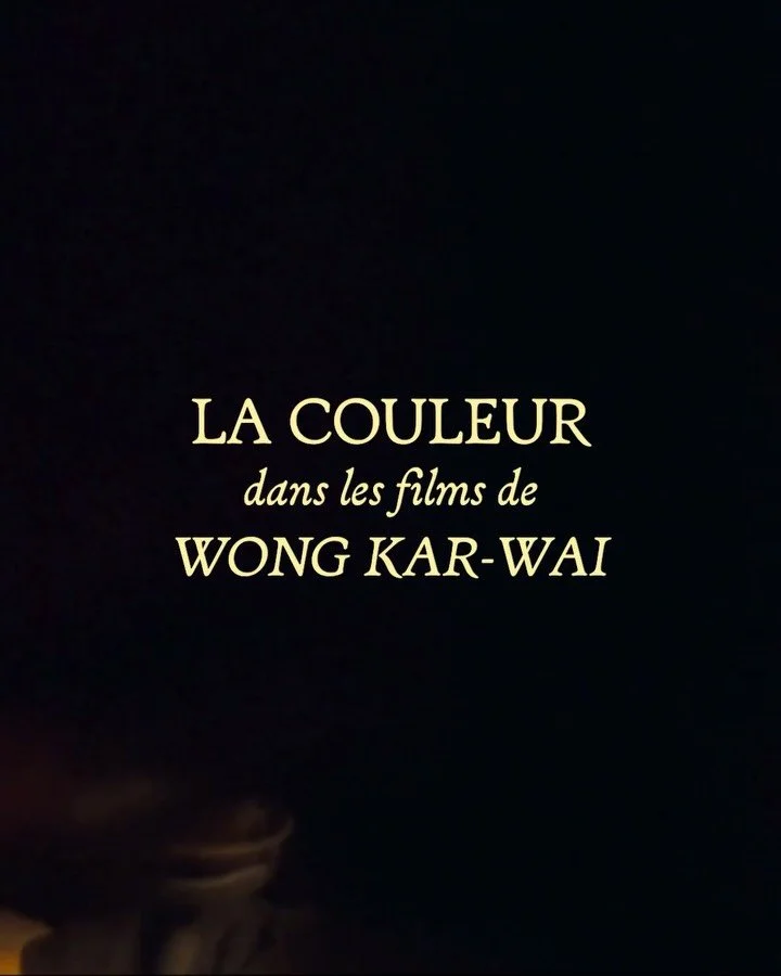 WONG KAR WAI 🇭🇰
Couleurs

Dans le cin&eacute;ma de Wong Kar-wai, tout est instabilit&eacute;, &agrave; commencer par les couleurs. Elles coulent, vibrent, se transforment, comme les souvenirs qu&rsquo;on ne parvient plus &agrave; saisir.

Article c